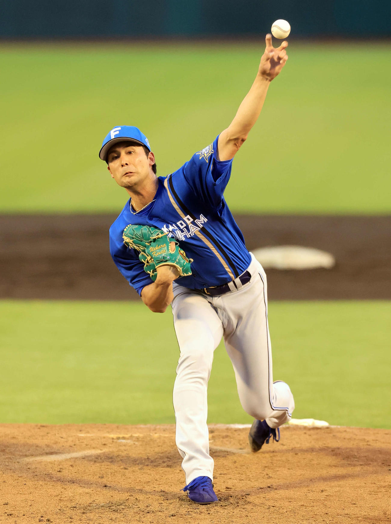 日本ハム上原健太（2023年7月26日撮影）