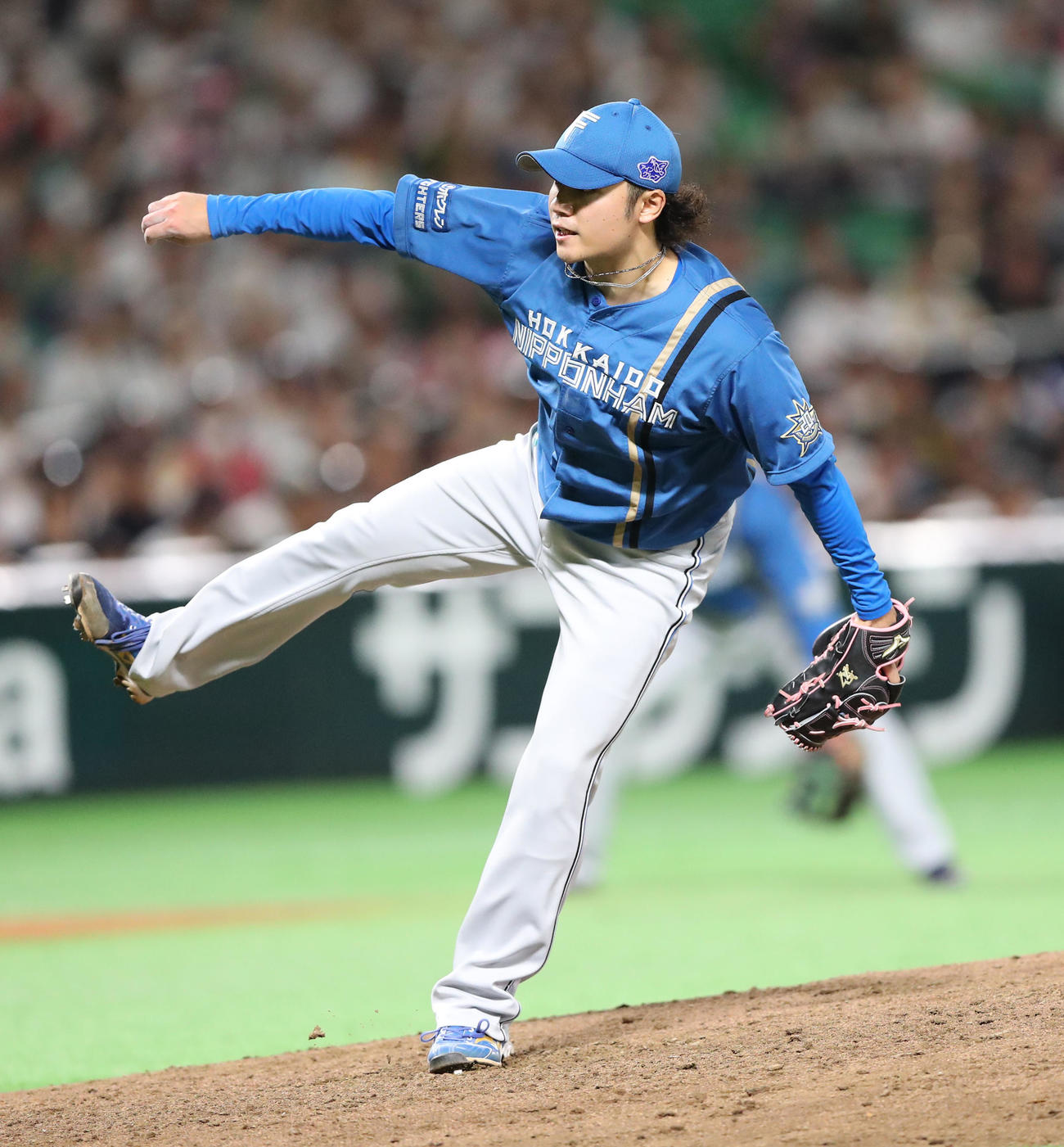 ソフトバンク対日本ハム　先発・伊藤（撮影・梅根麻紀）