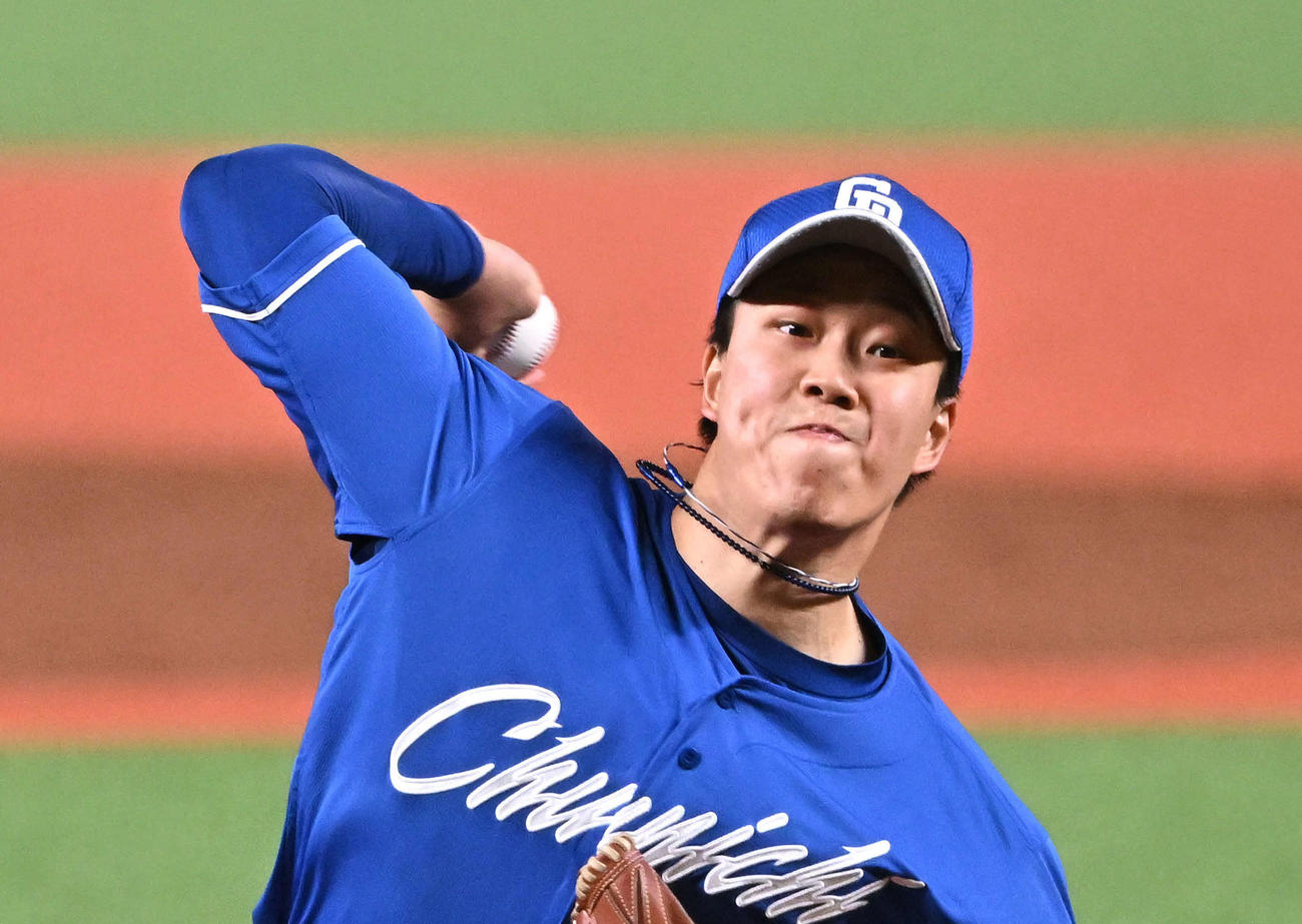中日柳裕也（23年6月撮影）