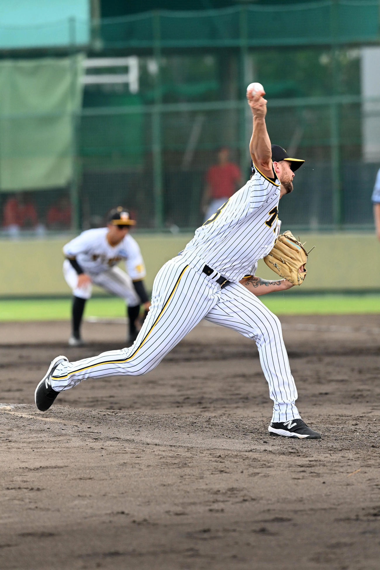 阪神対広島　コルテン・ブルワー連続12ー9（撮影・前岡正明）