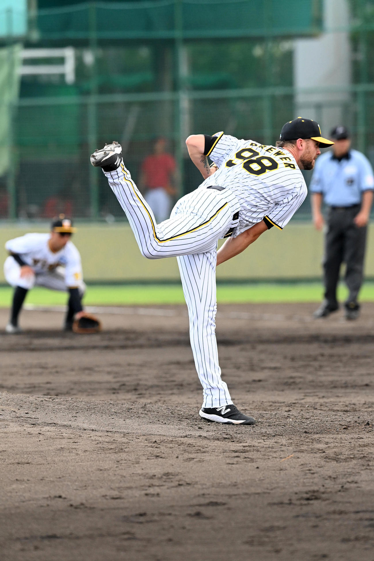 阪神対広島　コルテン・ブルワー連続12ー11（撮影・前岡正明）