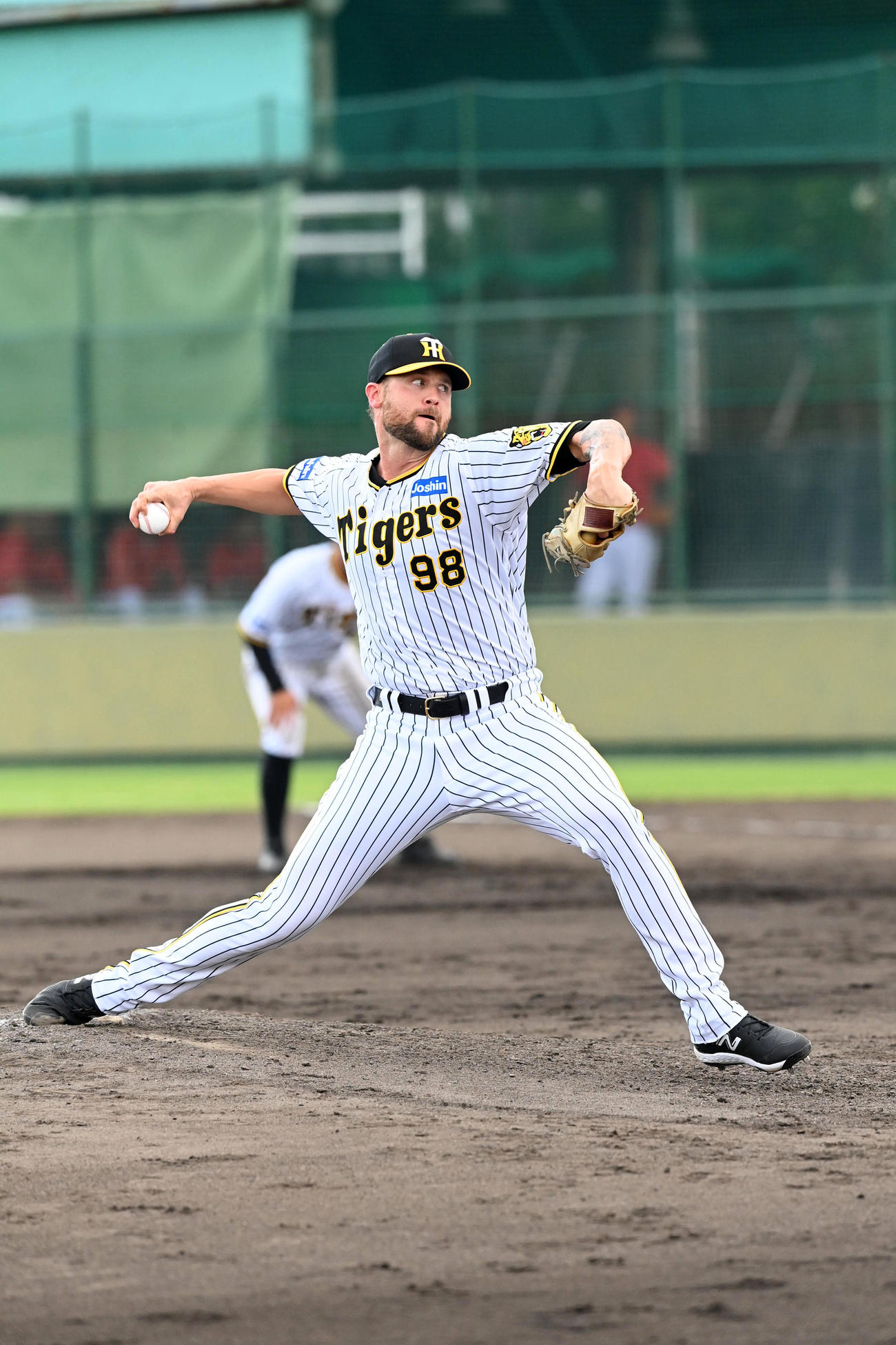 阪神対広島　コルテン・ブルワー連続12ー7（撮影・前岡正明）