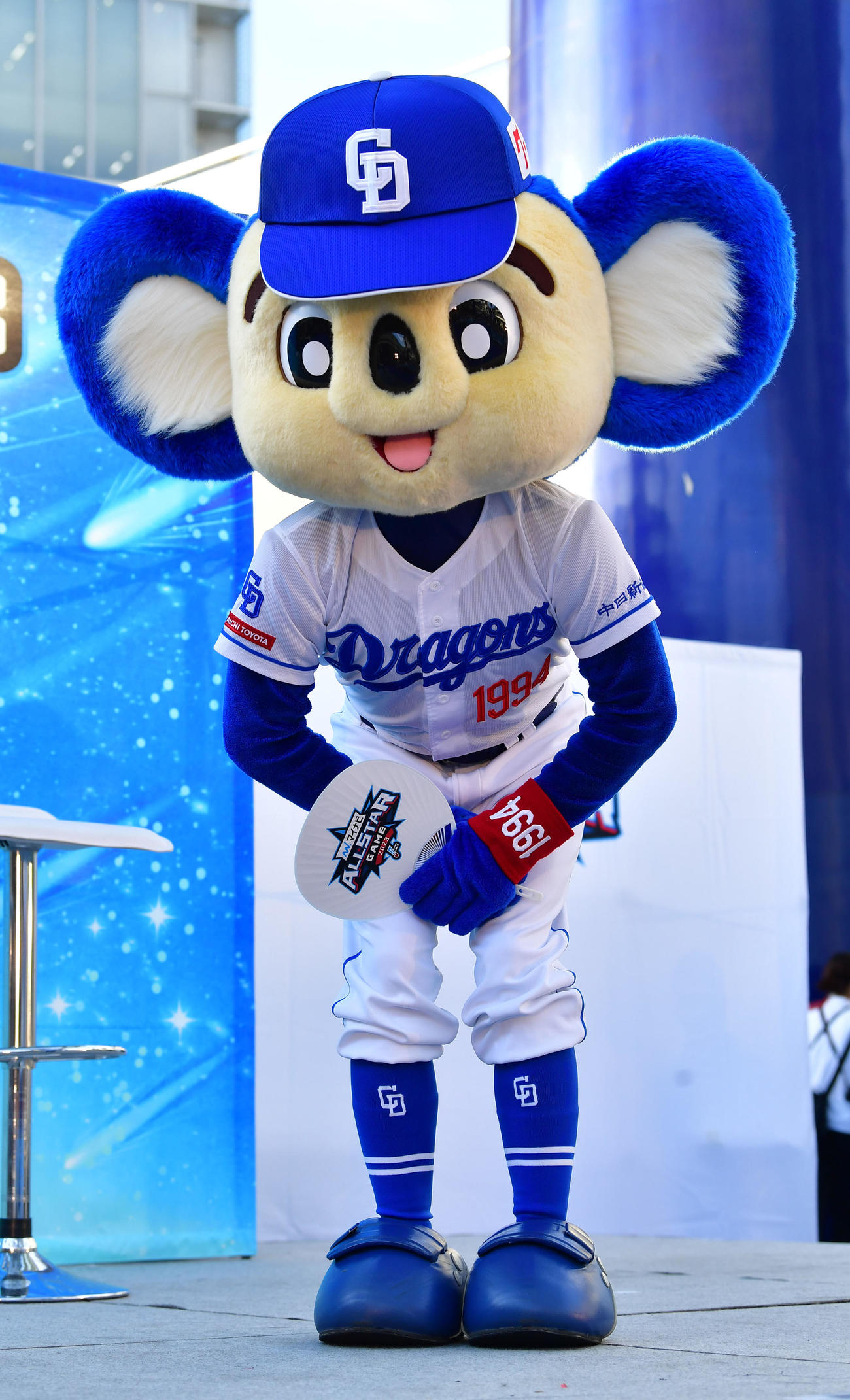 中日の球団マスコット・ドアラ（2023年7月18日撮影）
