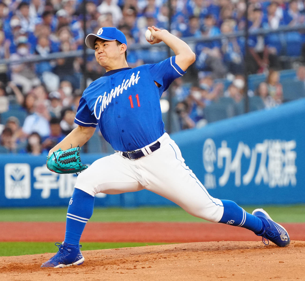 中日小笠原慎之介（2023年8月8日撮影）