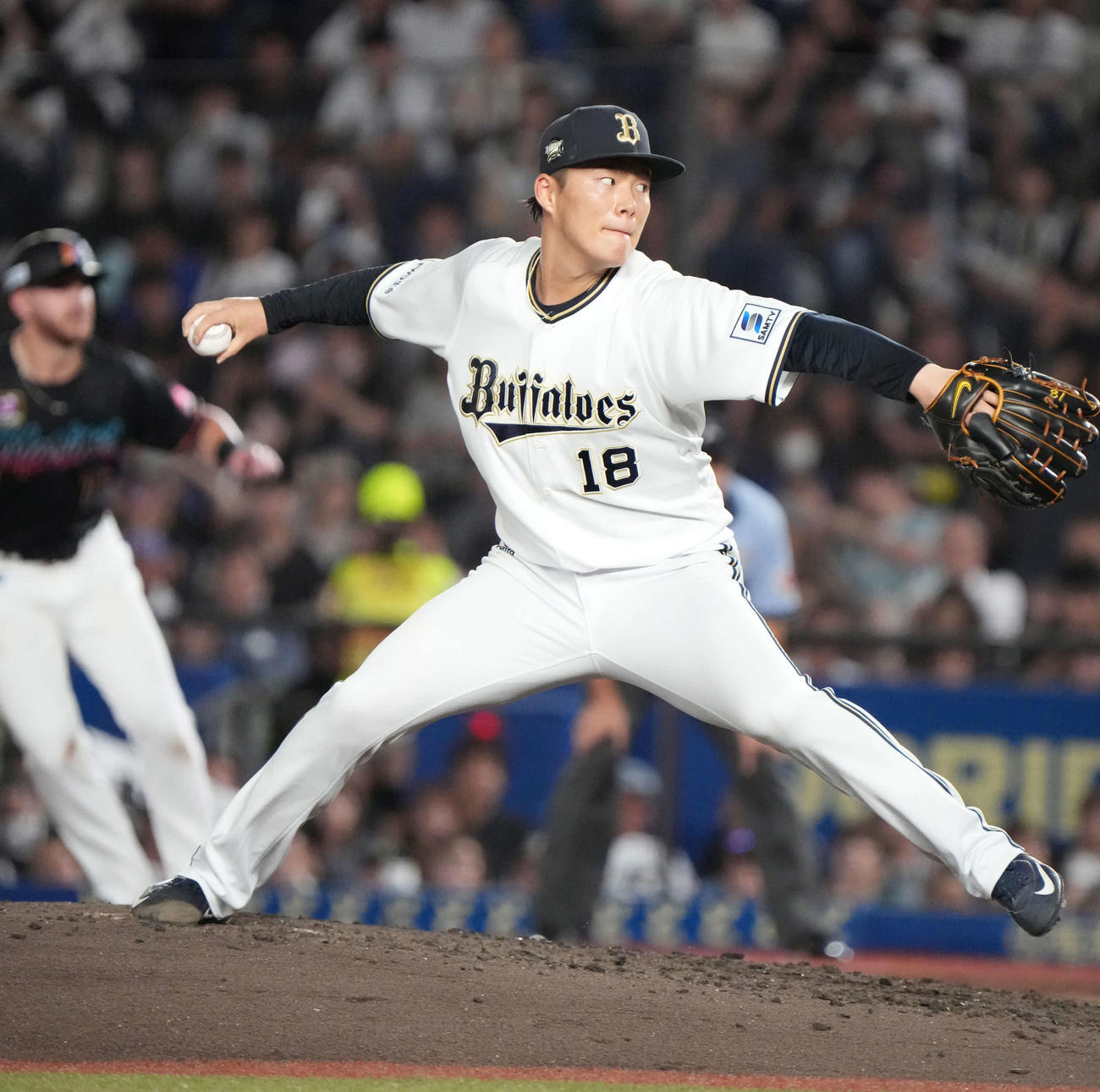 オリックス山本由伸（2023年8月8日撮影）