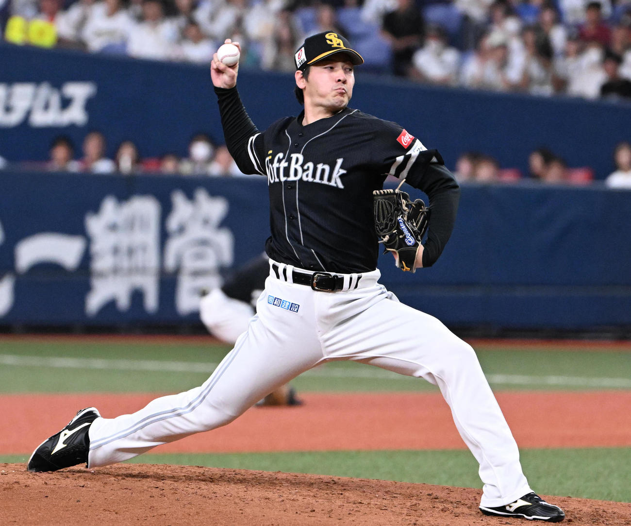 ソフトバンク有原航平（2023年7月25日撮影）