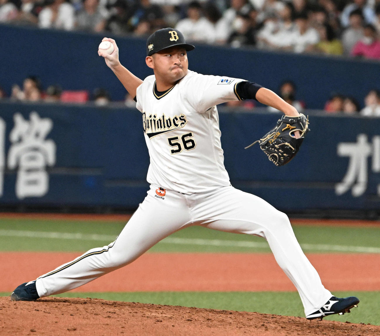 オリックス小木田敦也（2023年7月撮影）