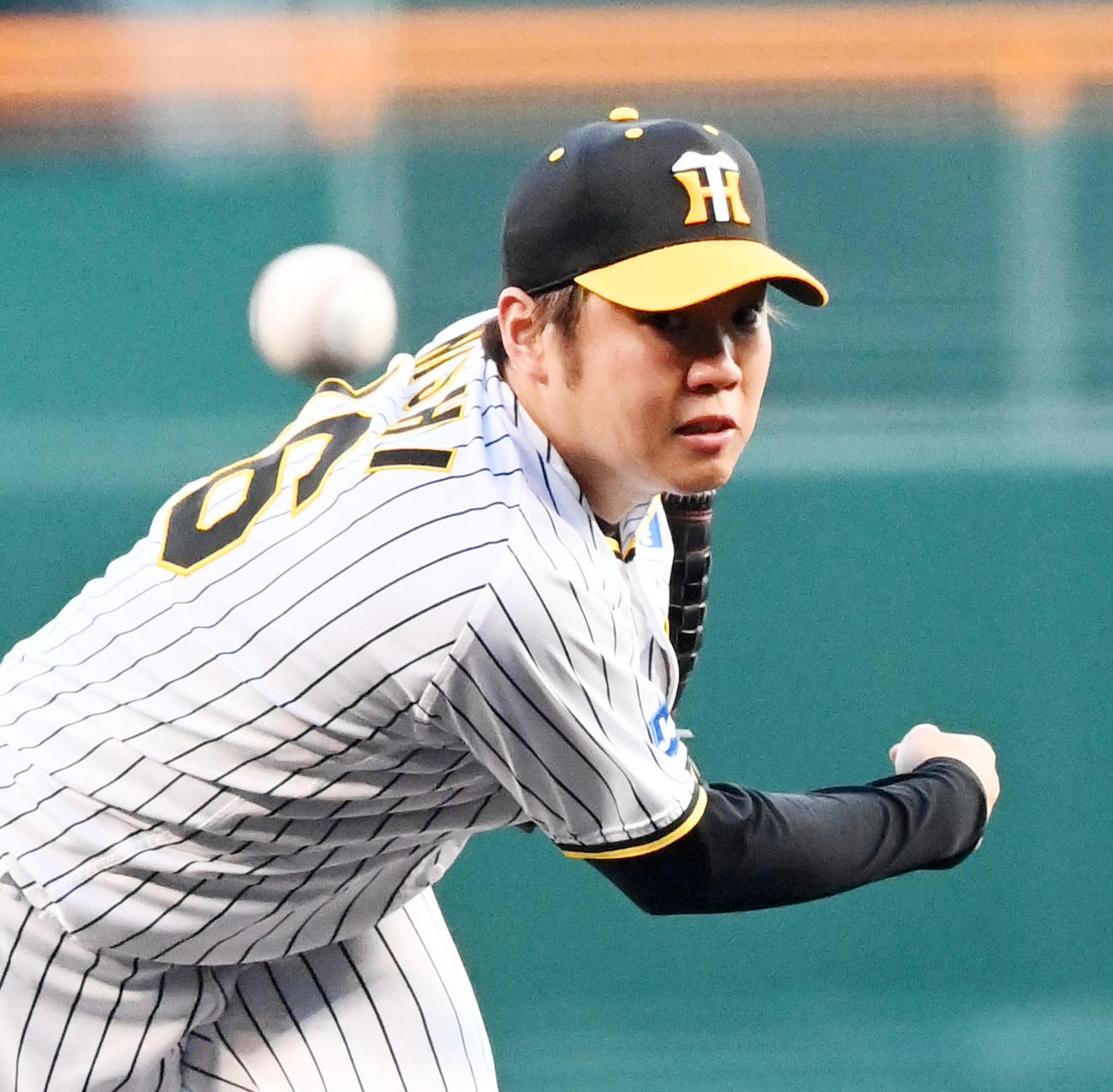 阪神西勇輝（2023年6月撮影）