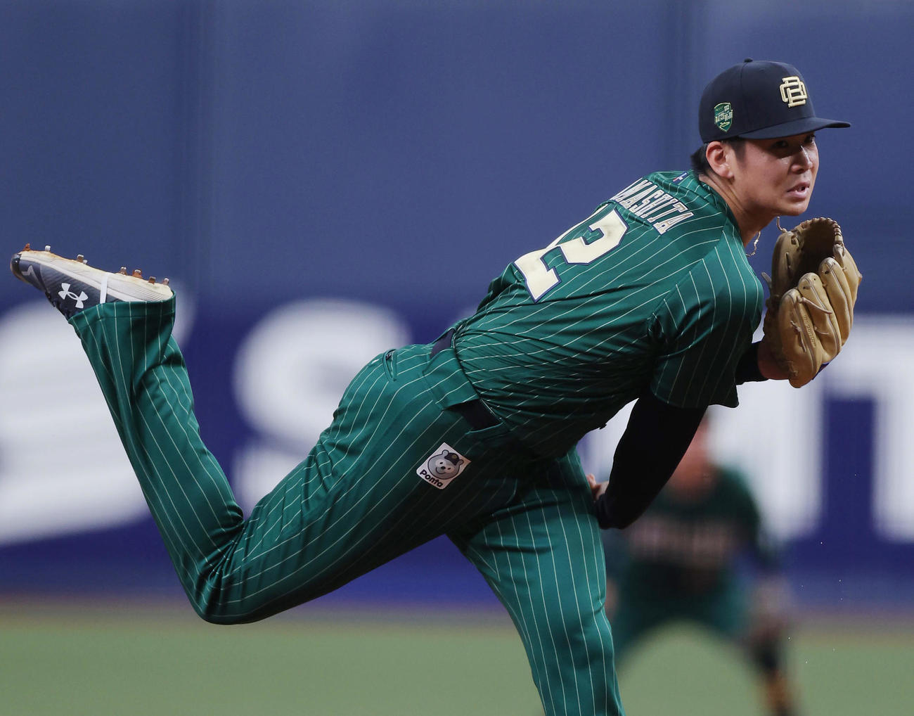 オリックス対日本ハム　力投するオリックス先発の山下（撮影・前田充）