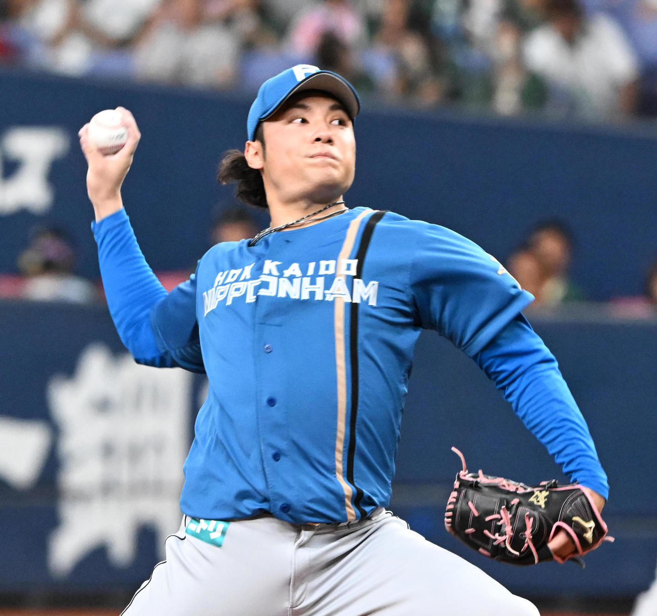 オリックス対日本ハム　日本ハム先発の伊藤大海（撮影・前岡正明）