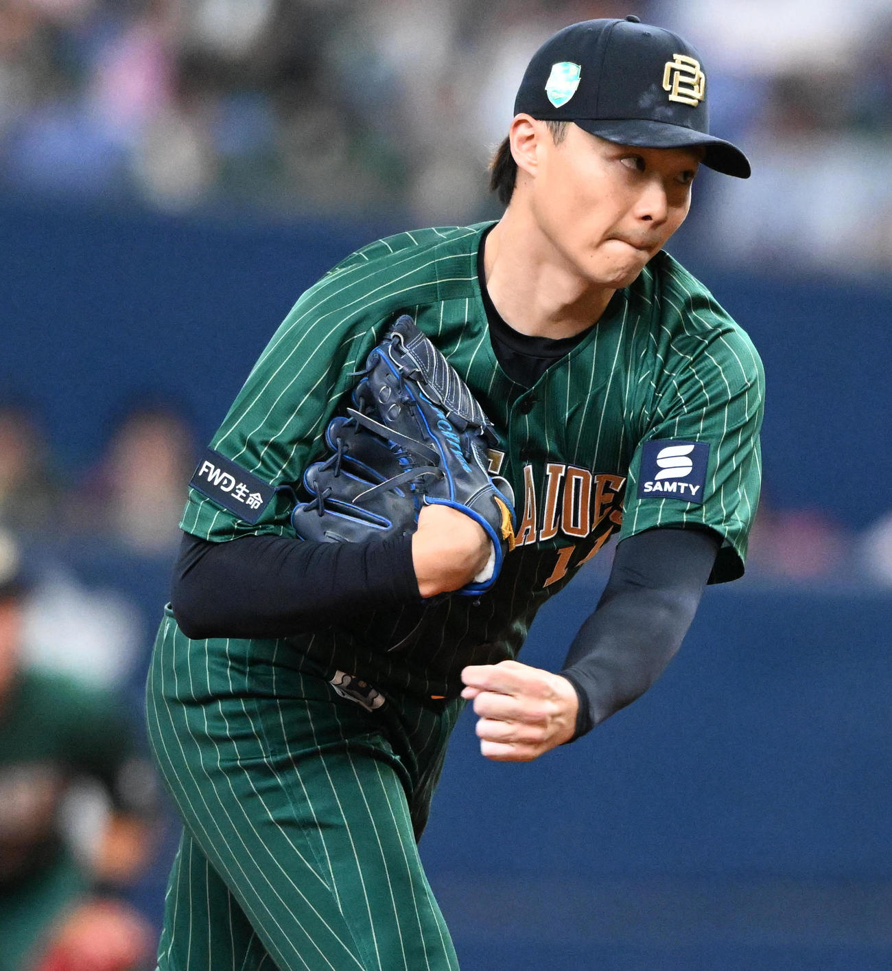 オリックス対日本ハム　オリックス先発の山崎福（撮影・前岡正明）
