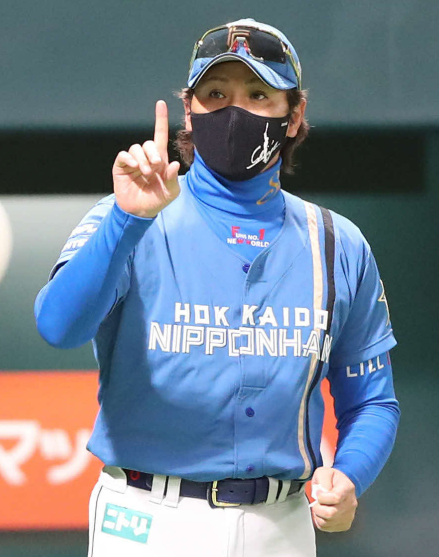 日本ハム新庄監督（2023年8月12日撮影）