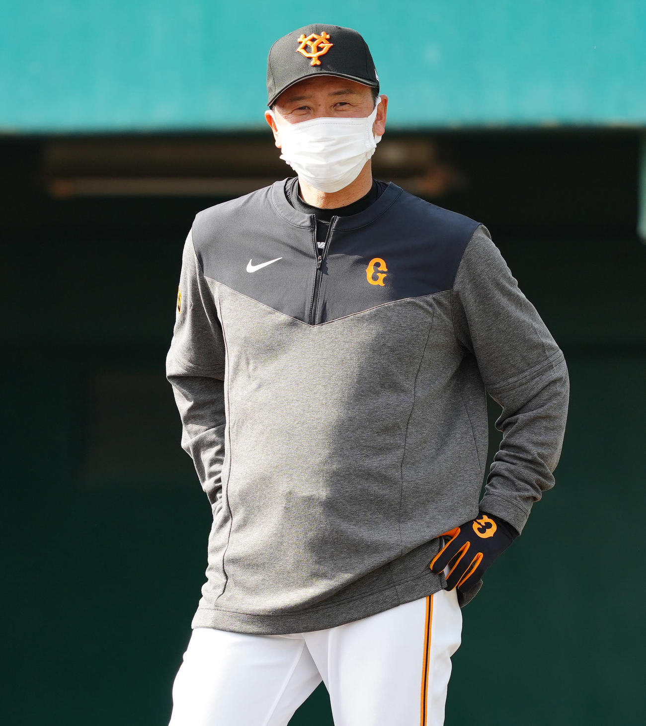 巨人二岡2軍監督（2023年2月1日撮影）