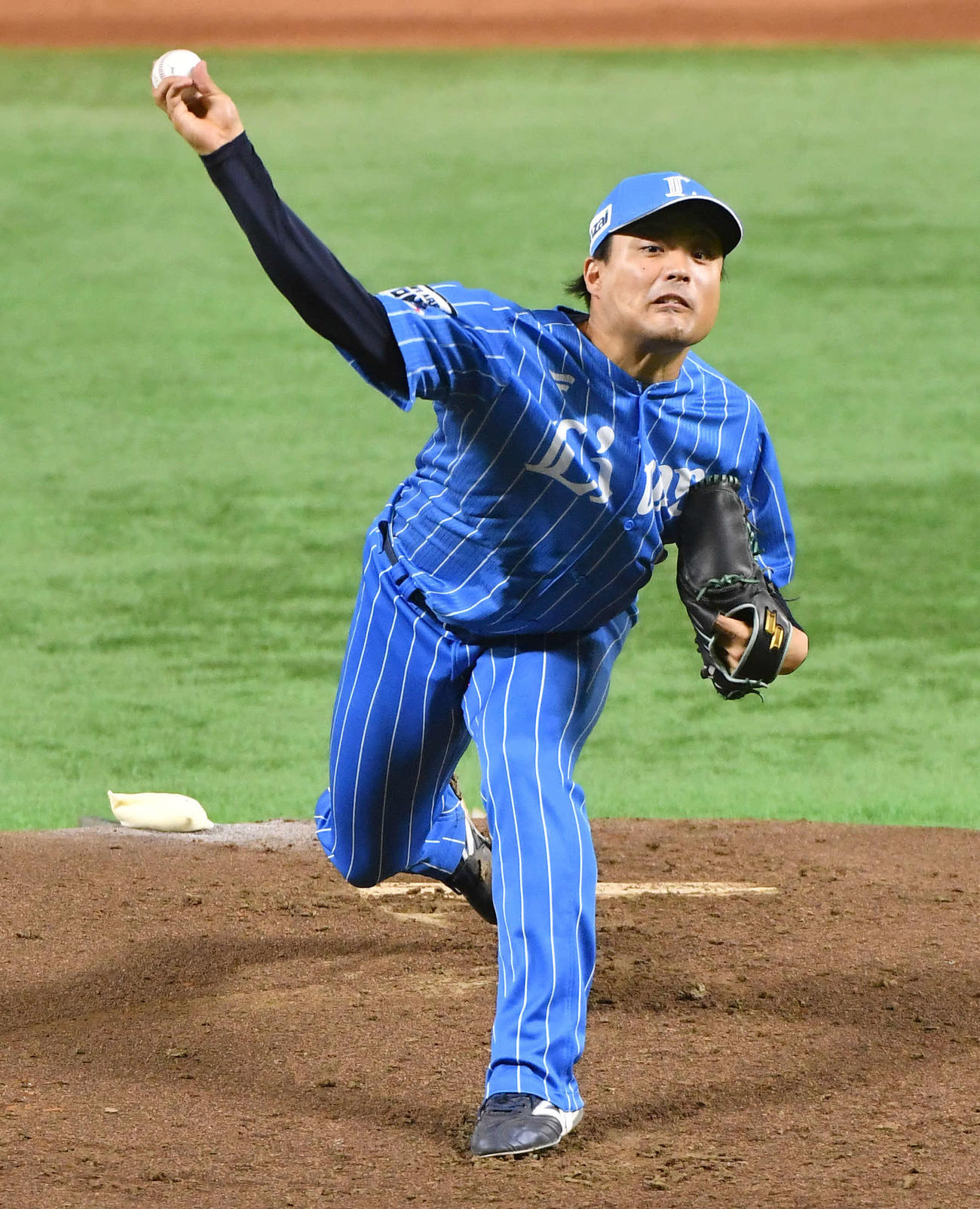 ソフトバンク対西武　西武先発の松本（撮影・岩下翔太）