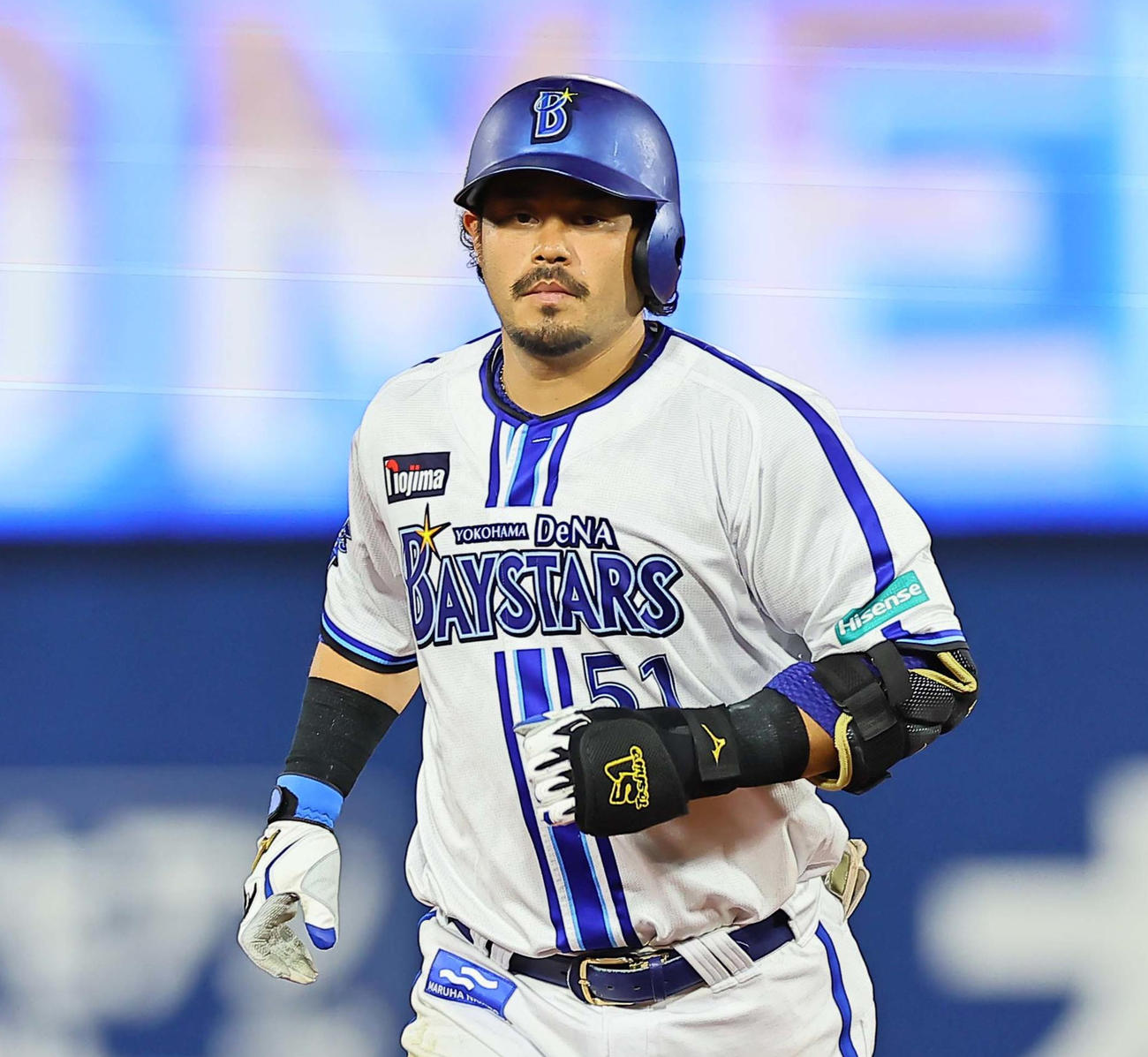DeNA宮崎敏郎（2023年8月18日撮影）