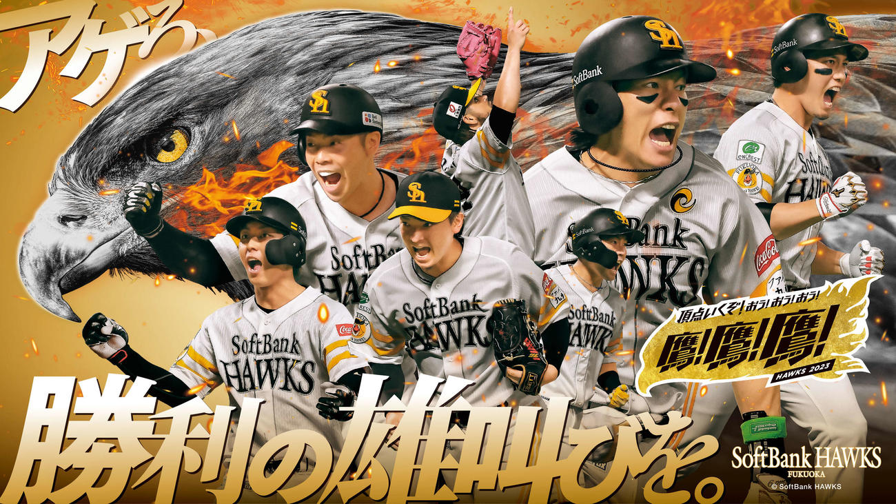終盤戦に向けた特別ビジュアル（球団提供）