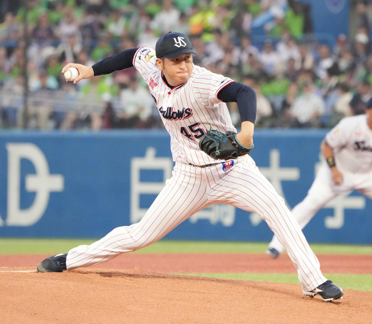 ヤクルト小沢怜史（2023年8月15日撮影）
