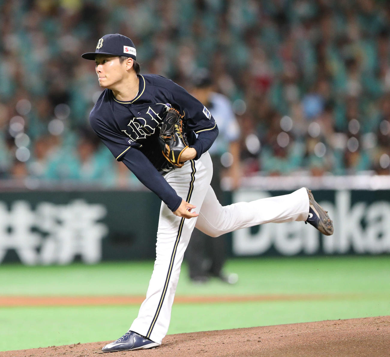 オリックス山本由伸（2023年7月15日撮影）