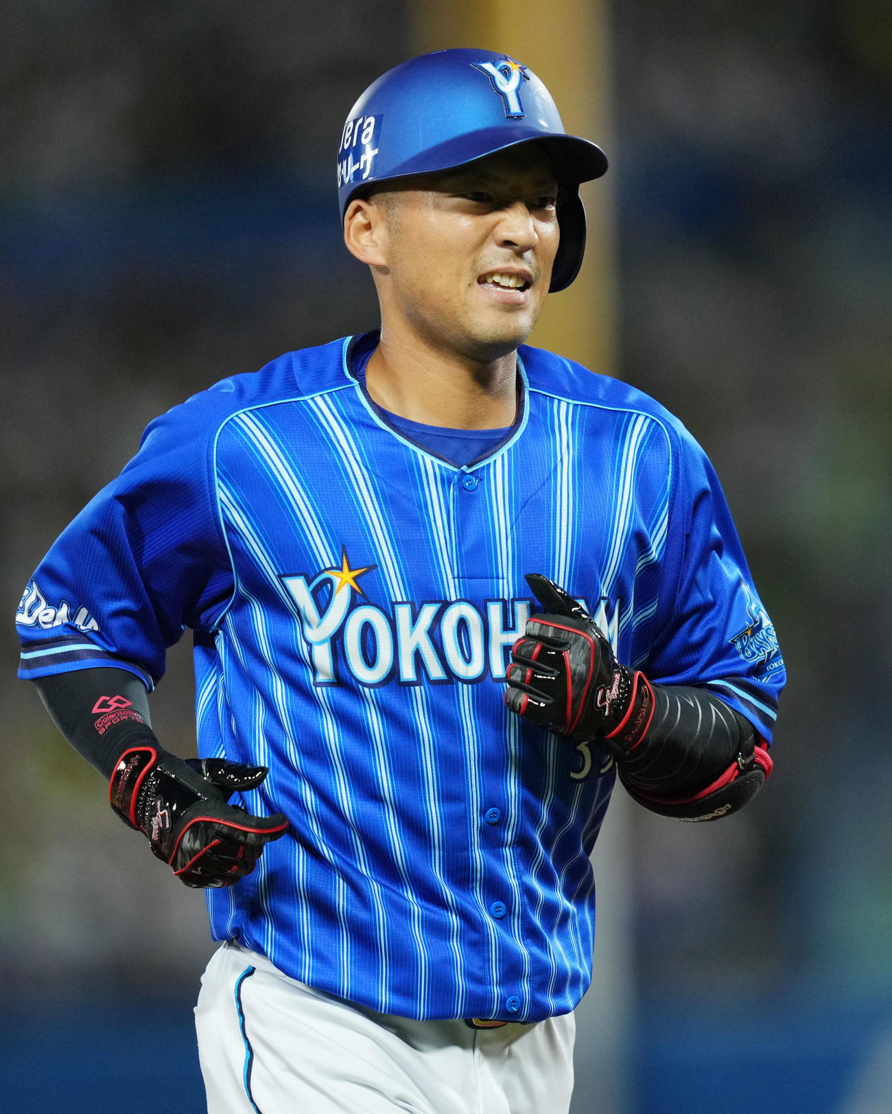 DeNA西浦直亨（2023年7月28日撮影）
