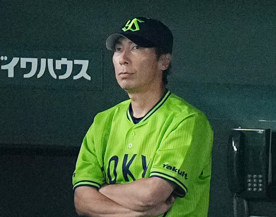 ヤクルト高津監督（23年8月撮影）