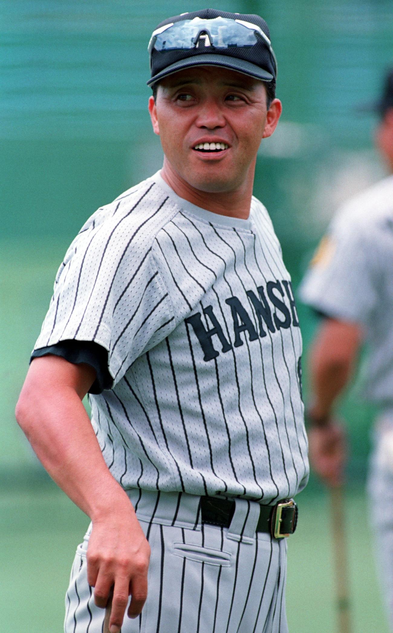 1998年7月12日、阪神・岡田彰布2軍打撃コーチ