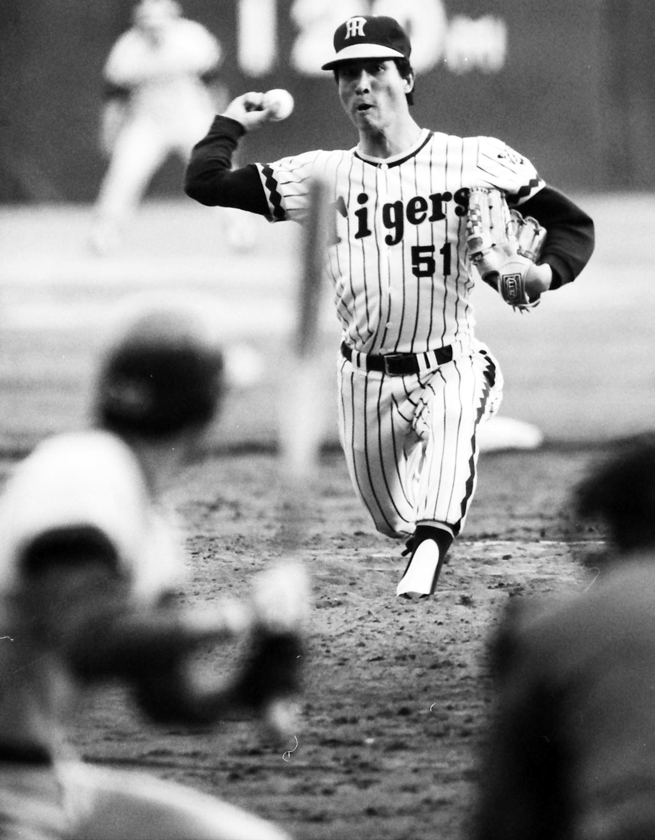 1978年5月14日　阪神先発の古沢憲司
