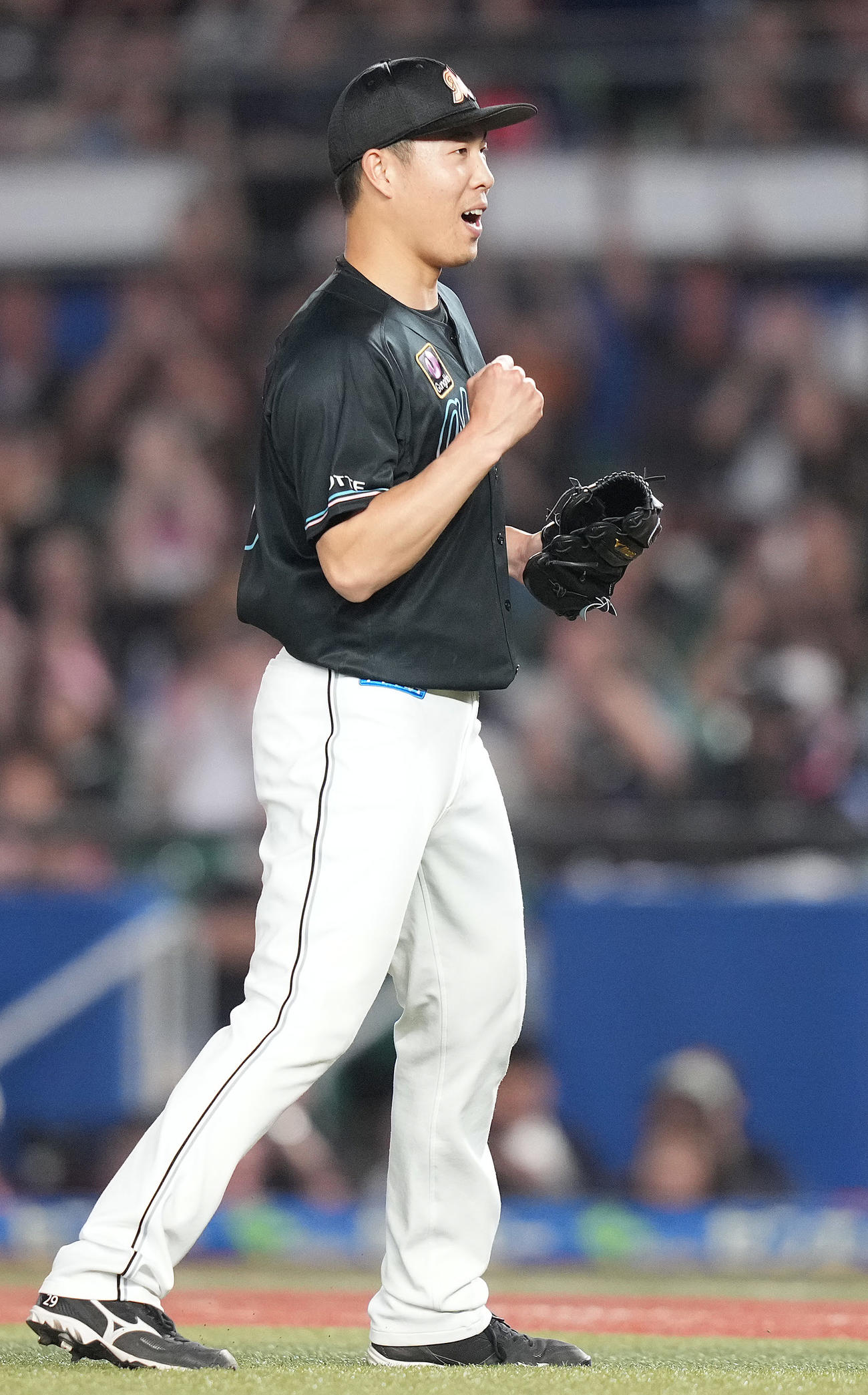 ロッテ西野勇士（2023年7月撮影）