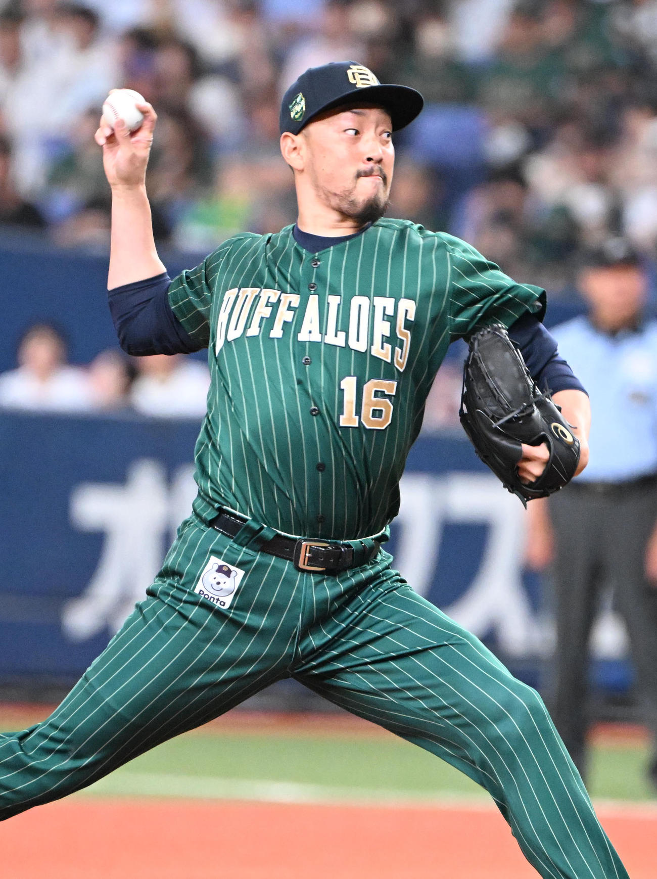 オリックス対ロッテ　9回に登板するオリックス平野佳（撮影・和賀正仁）