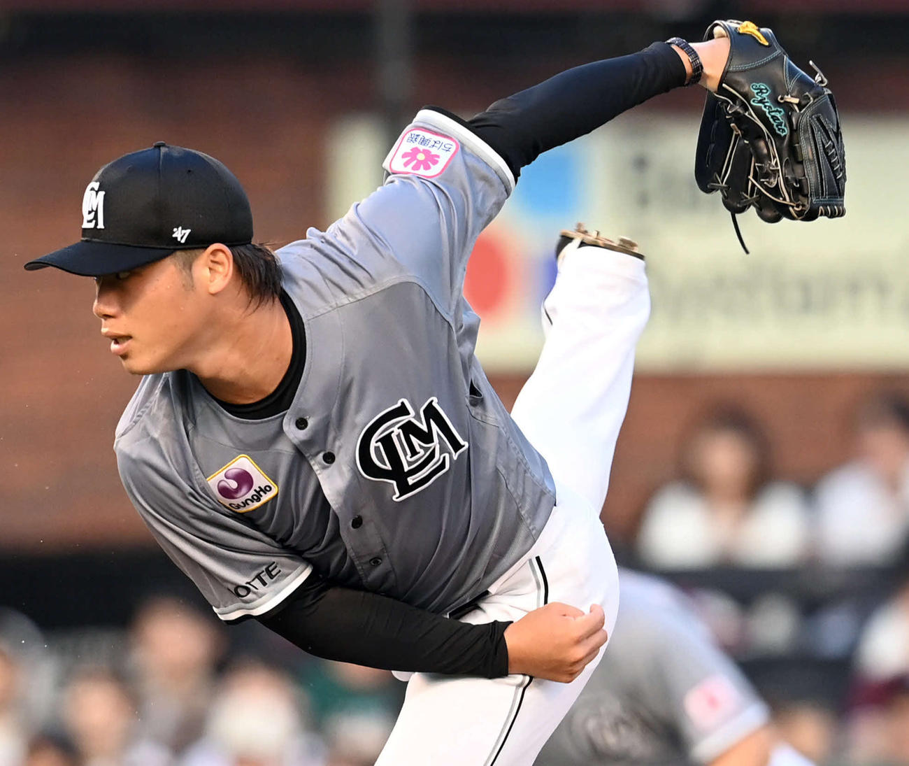 ロッテ森遼大朗（2023年8月5日撮影）