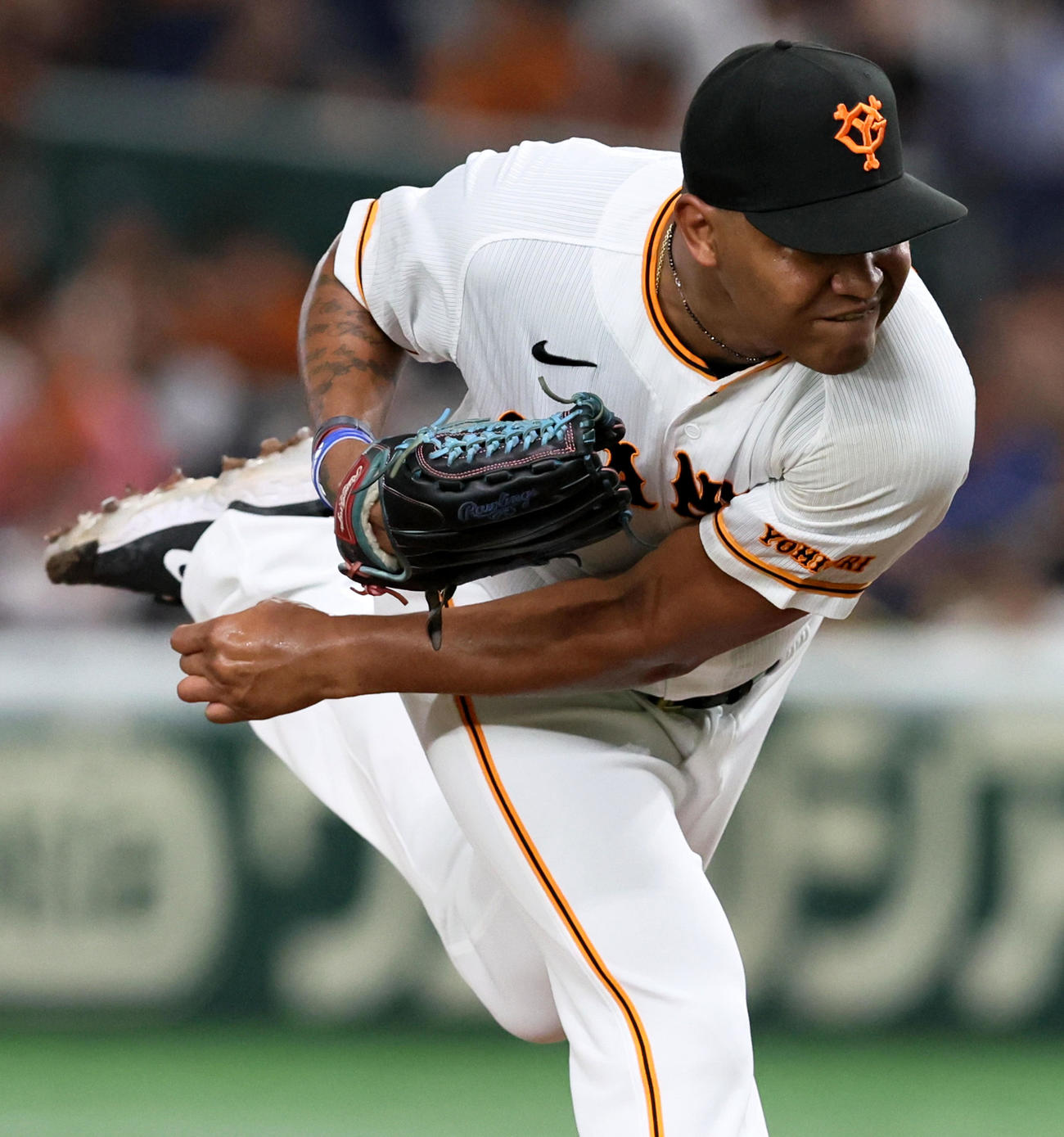 巨人対阪神　阪神戦に先発するメンデス（撮影・加藤哉）
