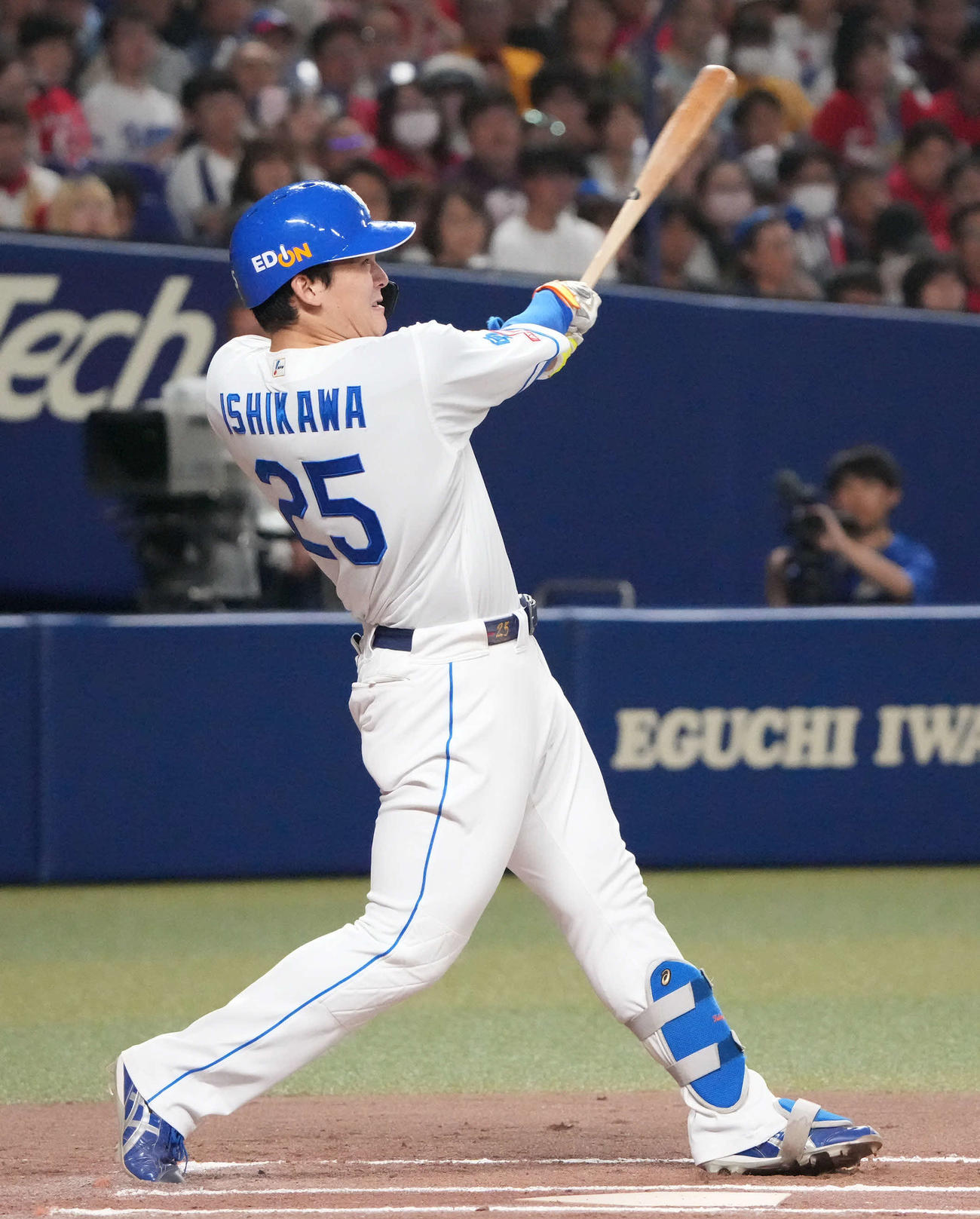 中日石川昂弥（2023年8月13日撮影）