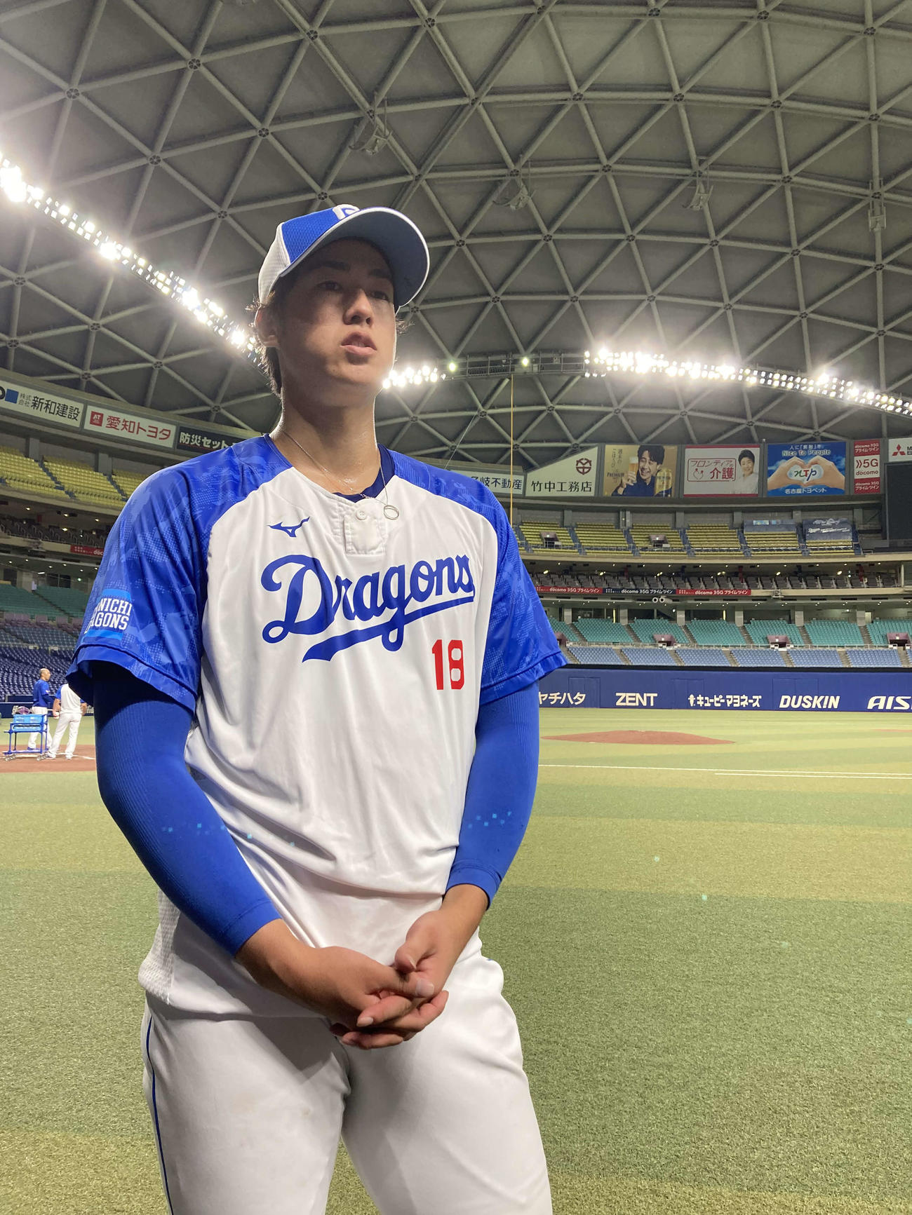 約2年ぶりに1軍に合流した中日梅津