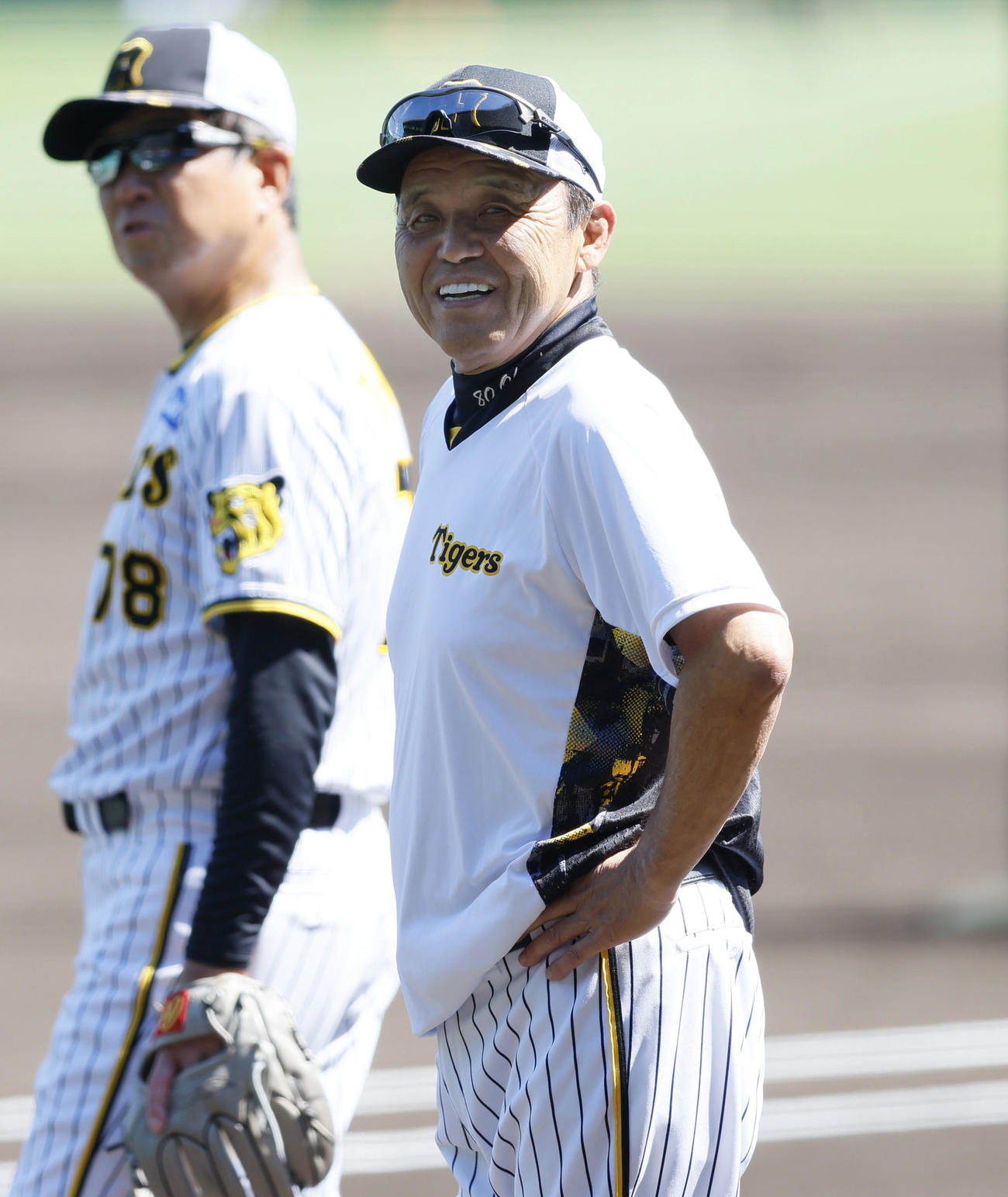 阪神岡田彰布監督（23年7月29日撮影）