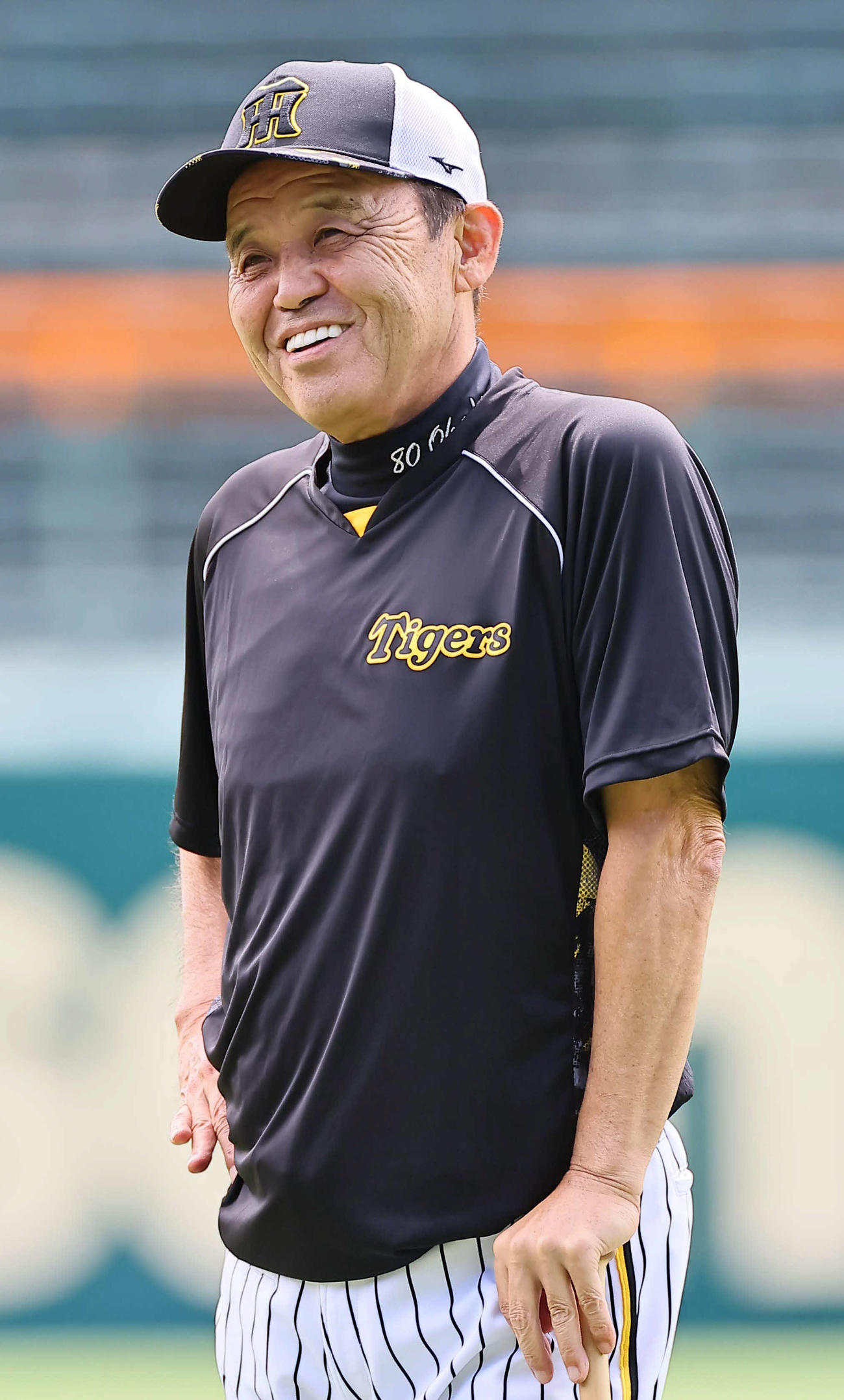 阪神岡田監督（8月24日撮影）