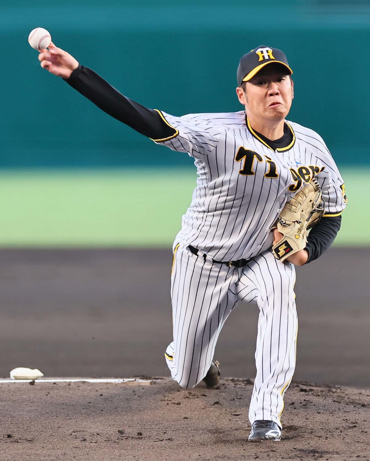 阪神対DeNA　阪神先発の西勇（撮影・上田博志）