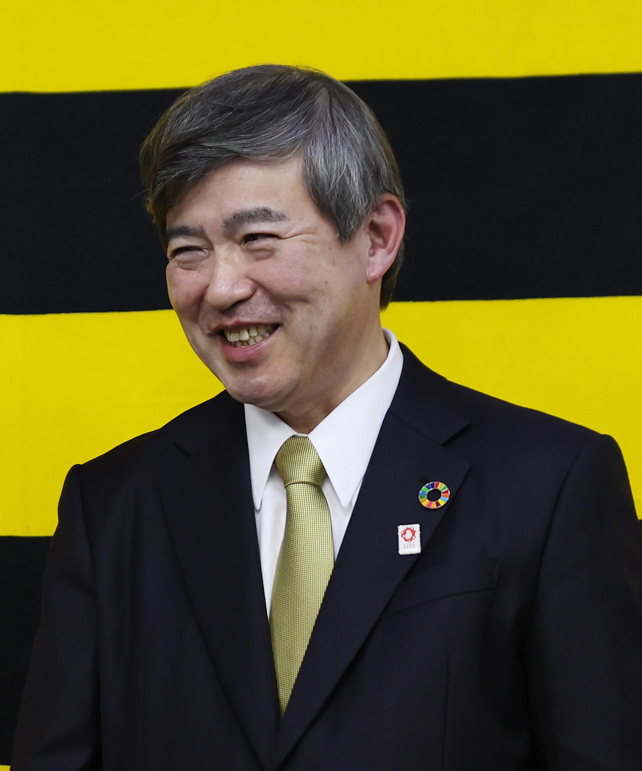 阪神杉山健博新オーナー（2022年12月撮影）
