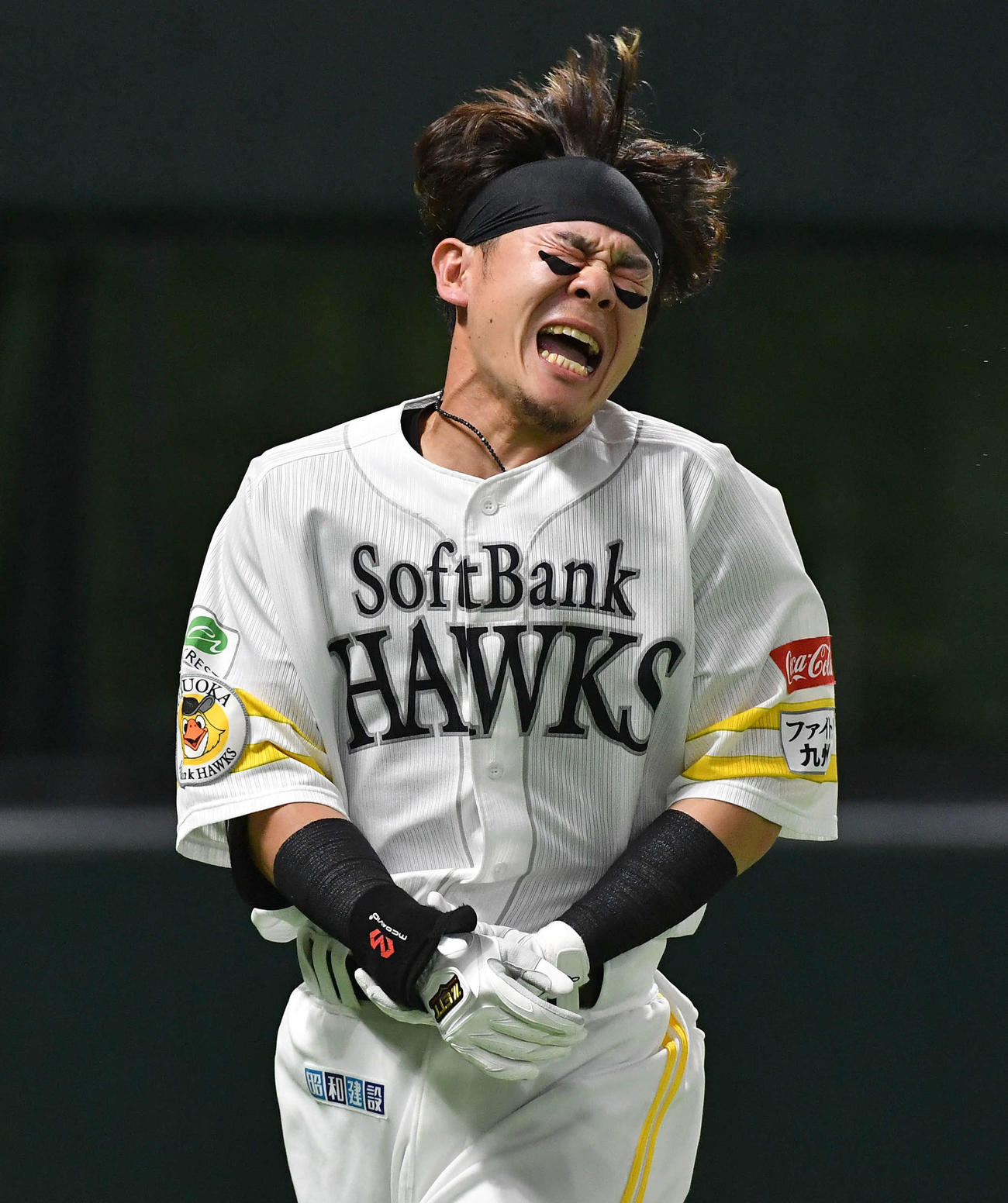 ソフトバンク牧原大成（2023年8月30日撮影）