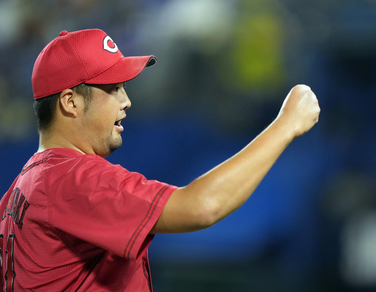 広島中崎翔太（2023年8月23日撮影）