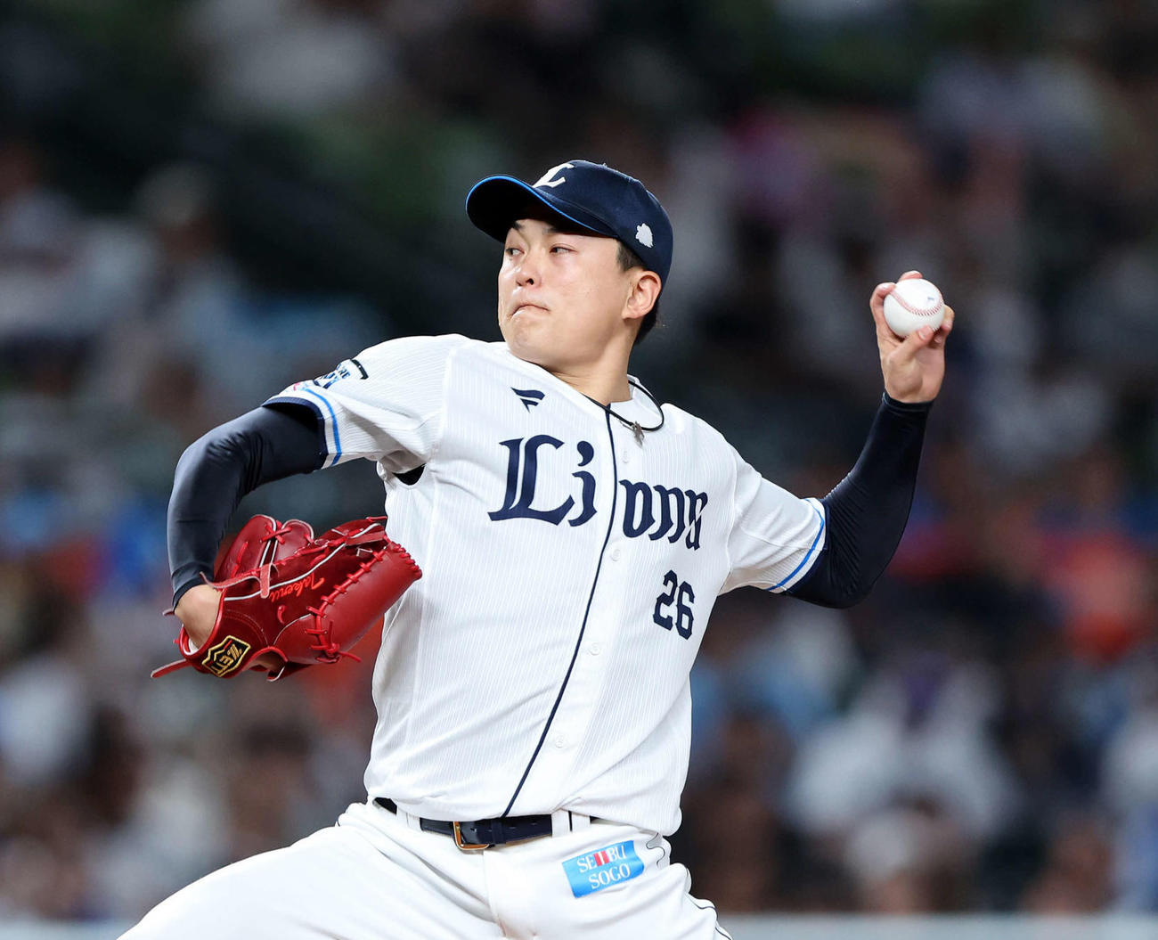 西武佐々木健（2023年7月23日撮影）