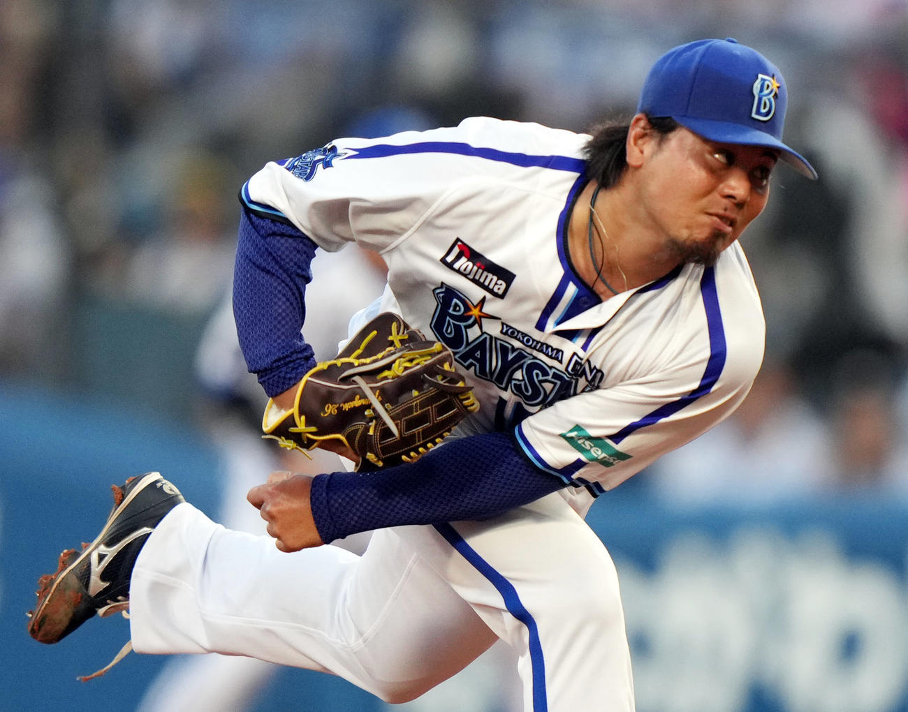 DeNA浜口遥大（2023年8月撮影）