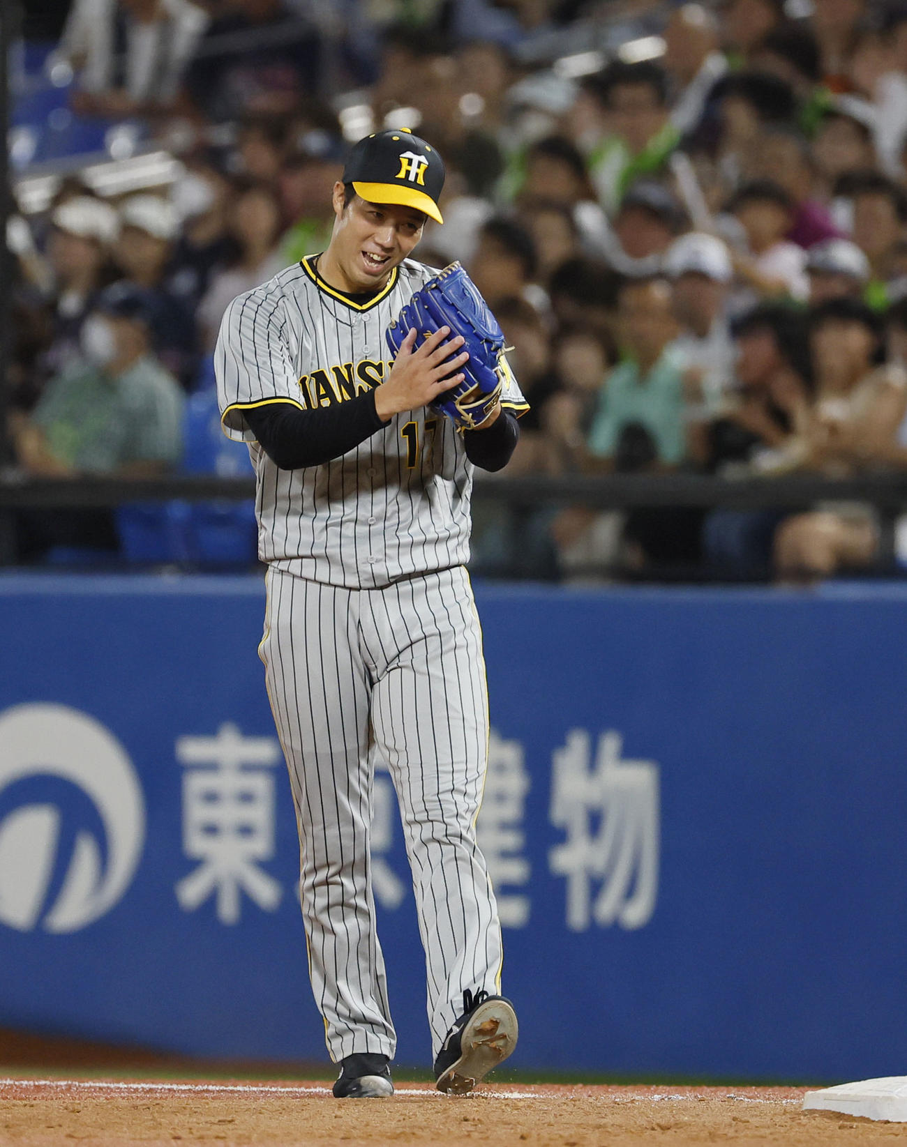 阪神青柳晃洋（2023年9月2日撮影）