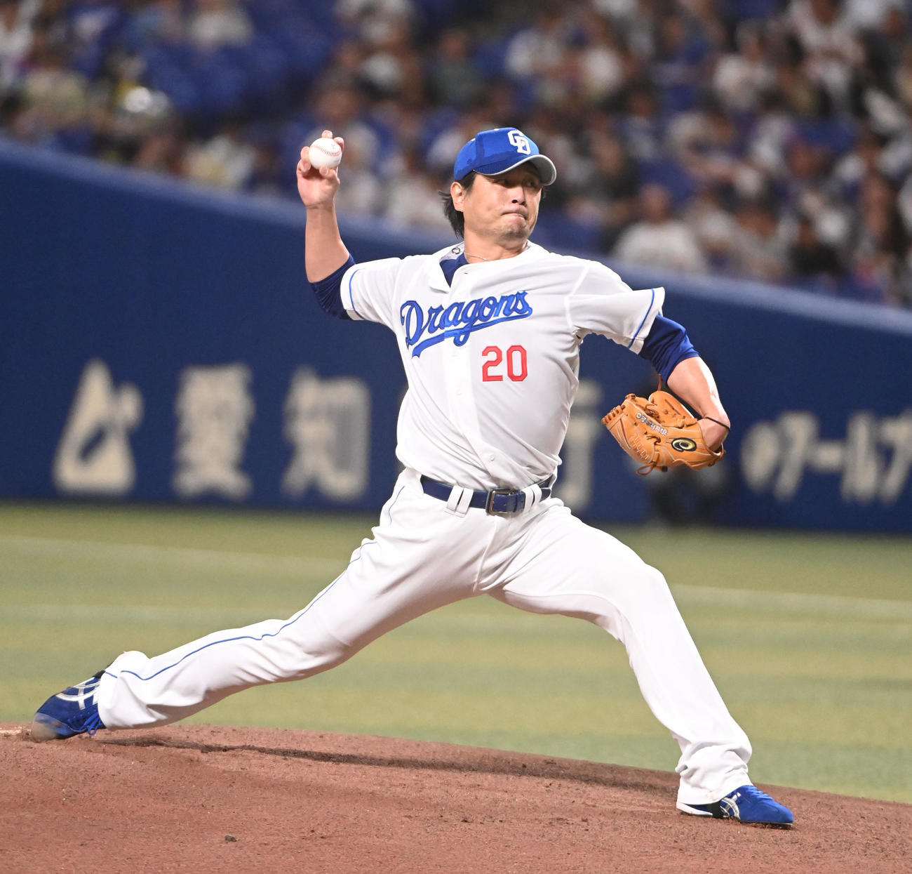 中日涌井秀章（2023年8月29日撮影）