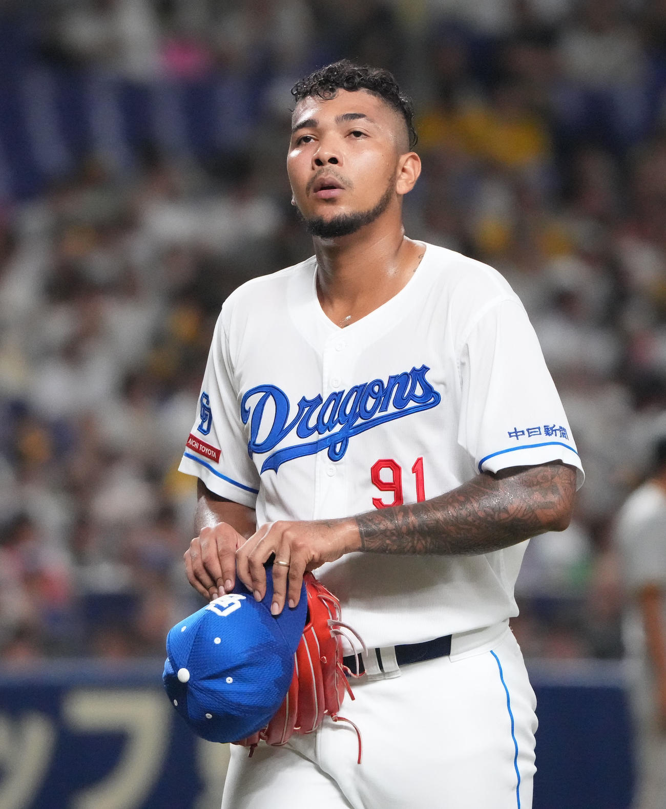 中日ウンベルト・メヒア（2023年8月2日）