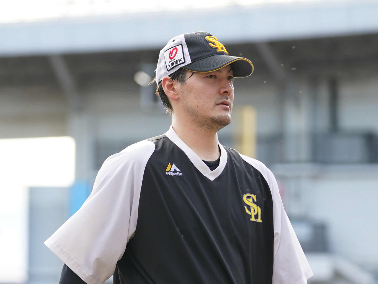 ソフトバンク有原航平（2023年8月22日撮影）