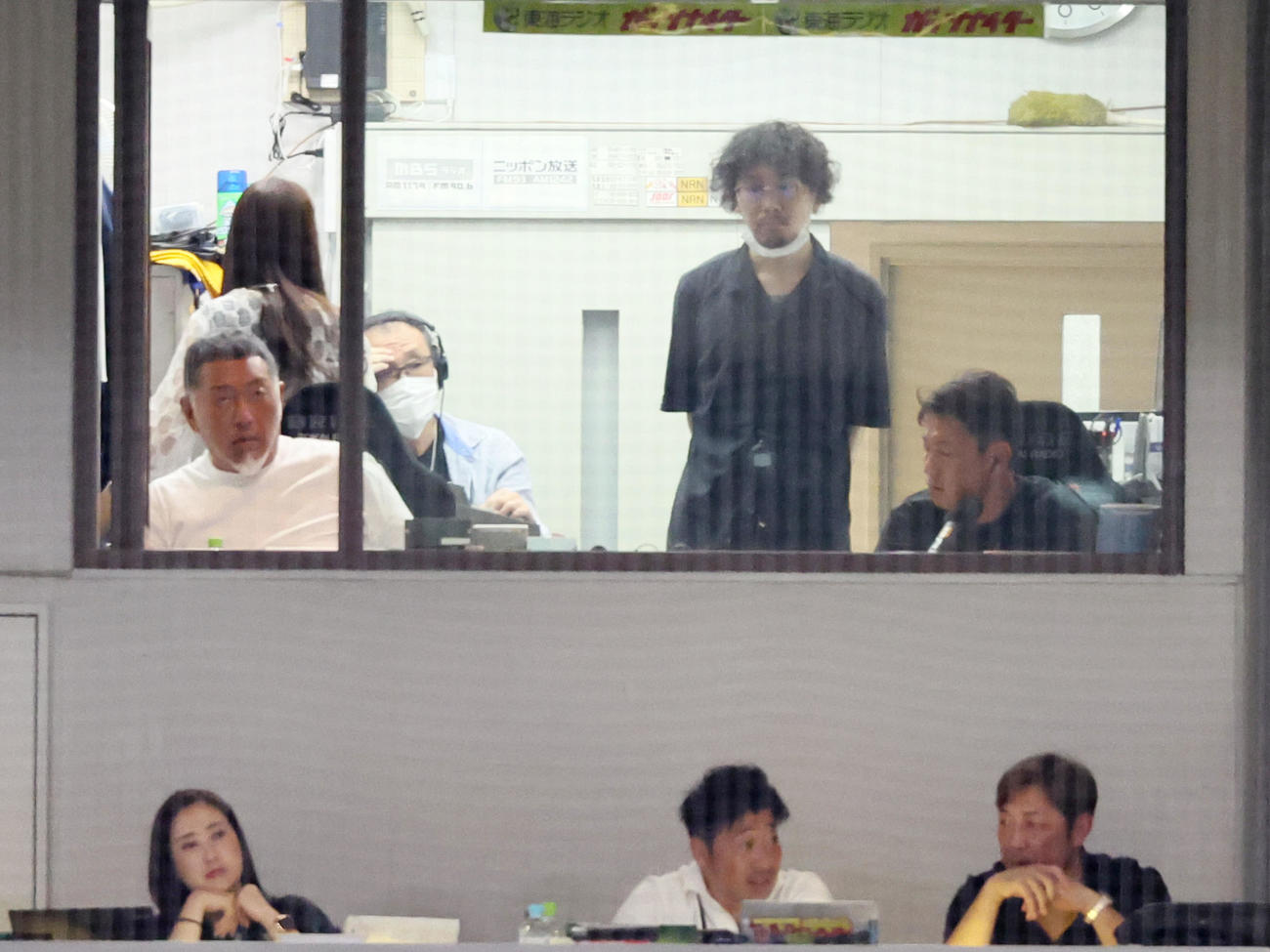 中日対阪神　試合の解説を行う清原氏（撮影・加藤哉）