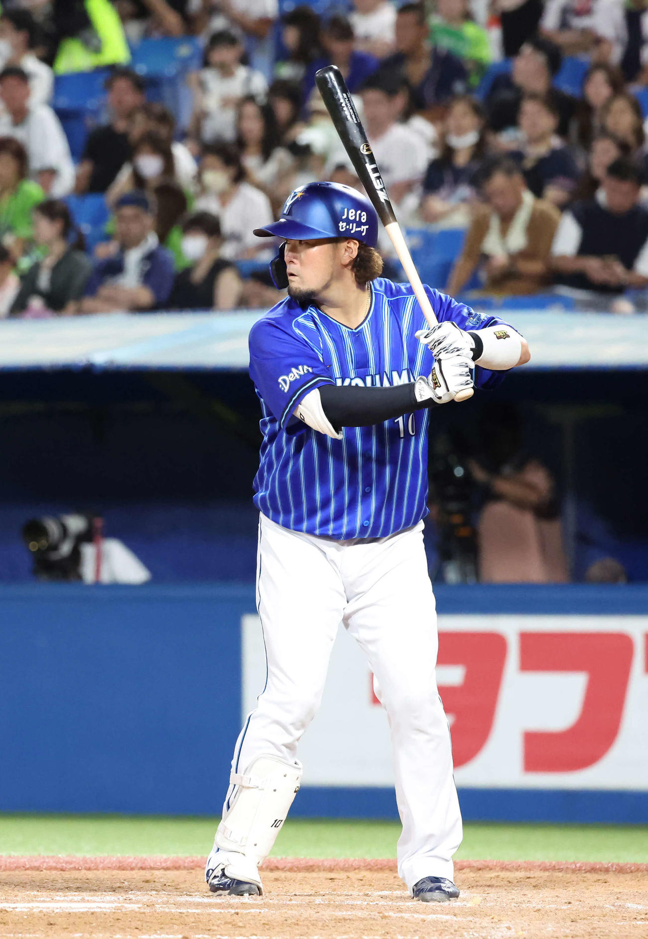 DeNA戸柱恭孝（2023年7月30日撮影）