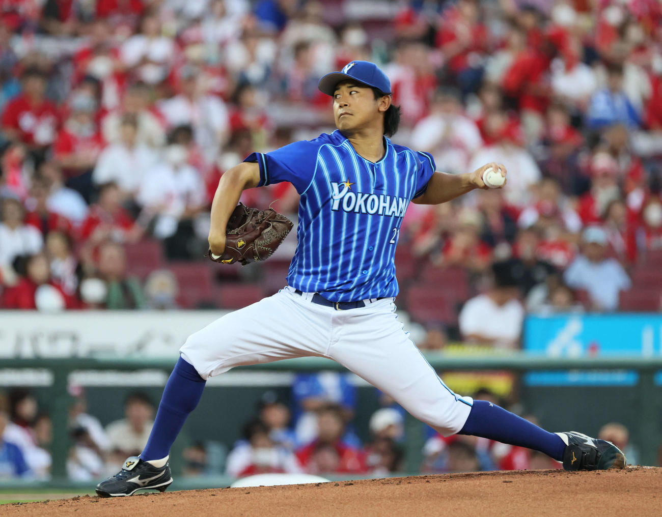 広島対DeNA DeNA先発の今永（撮影・加藤孝規）