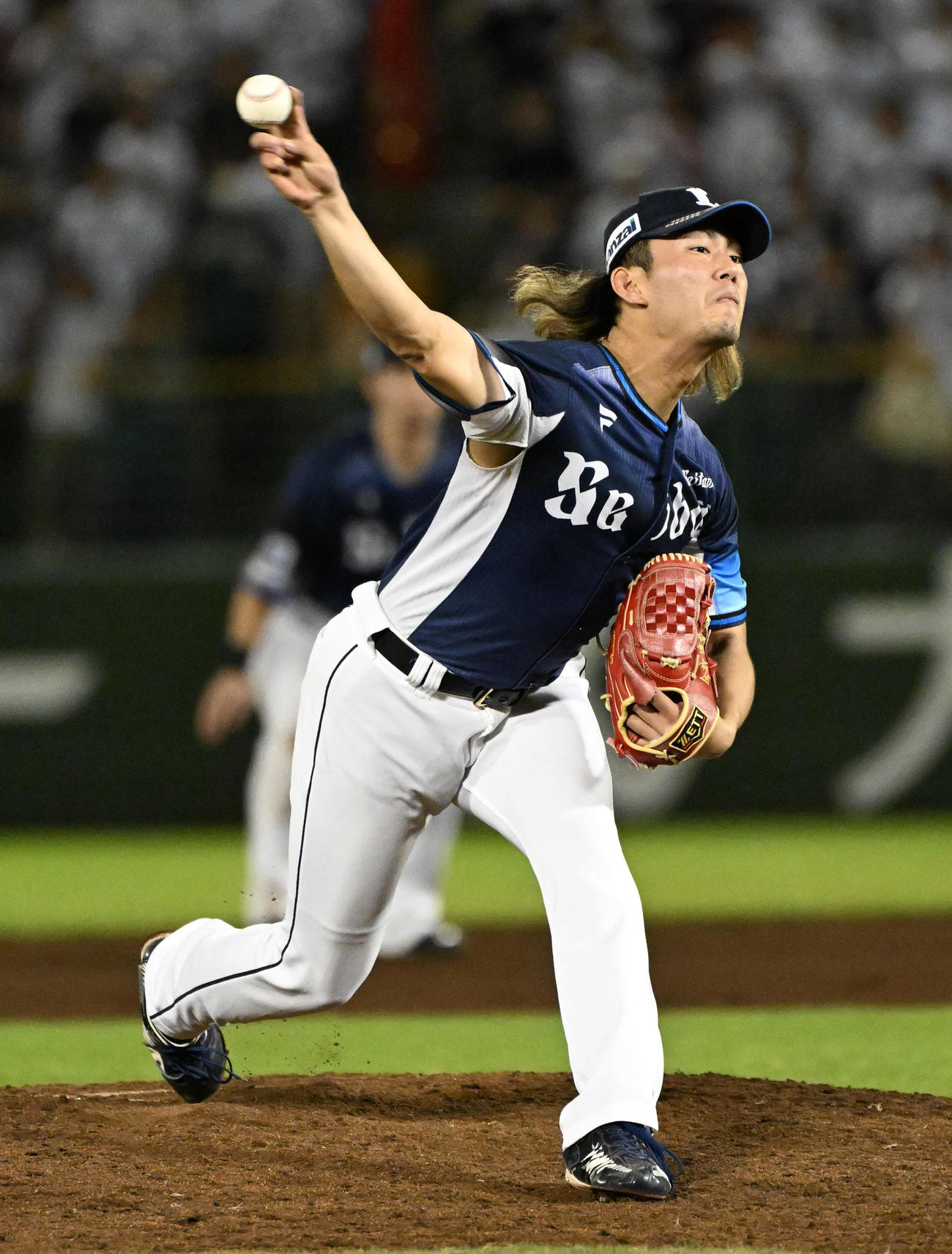 オリックス対西武　西武先発の今井（撮影・石井愛子）