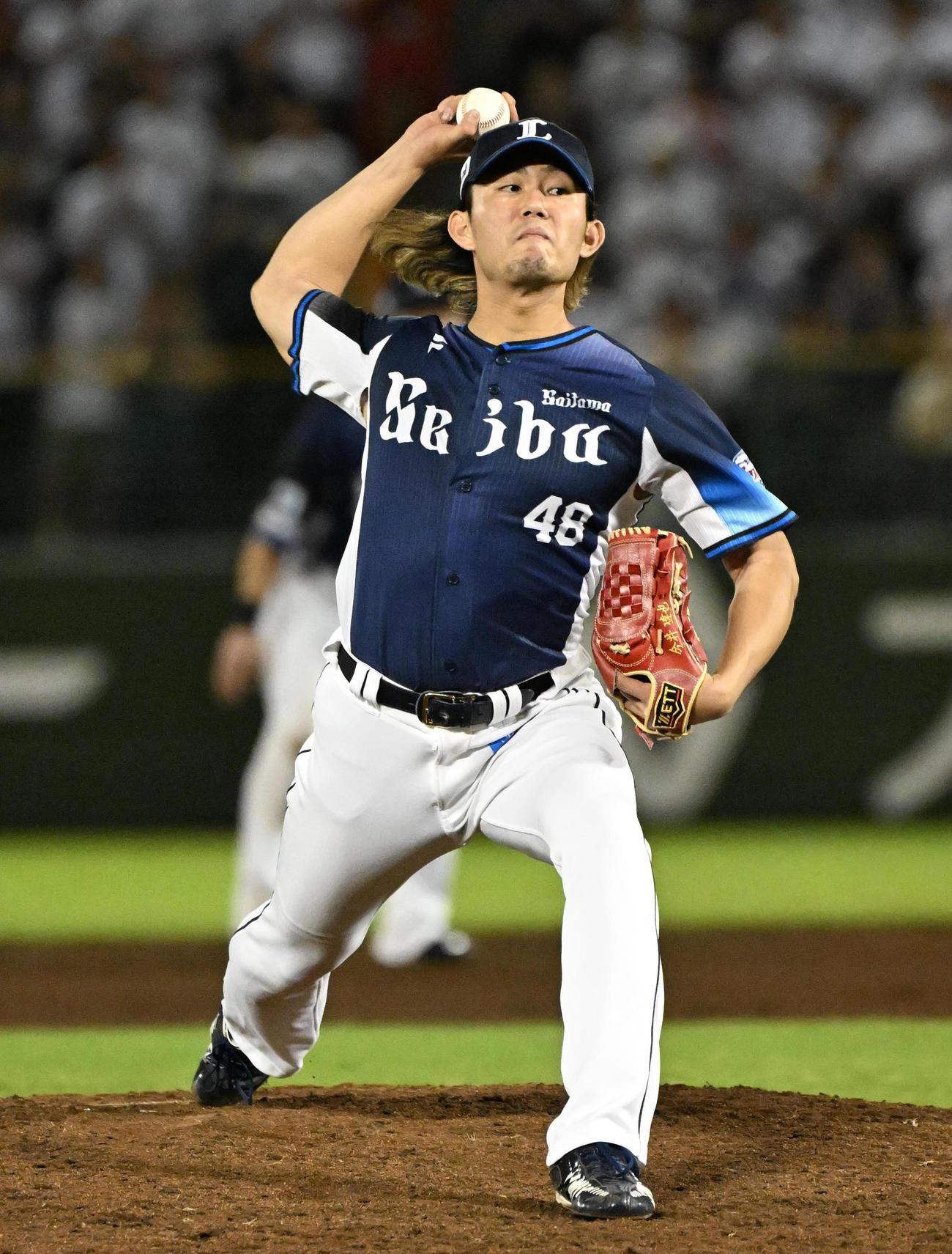 オリックス対西武　西武先発の今井（撮影・石井愛子）