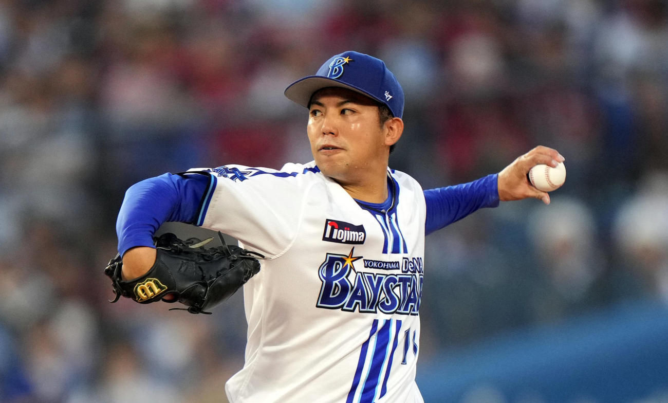 DeNA東克樹（23年8月撮影）